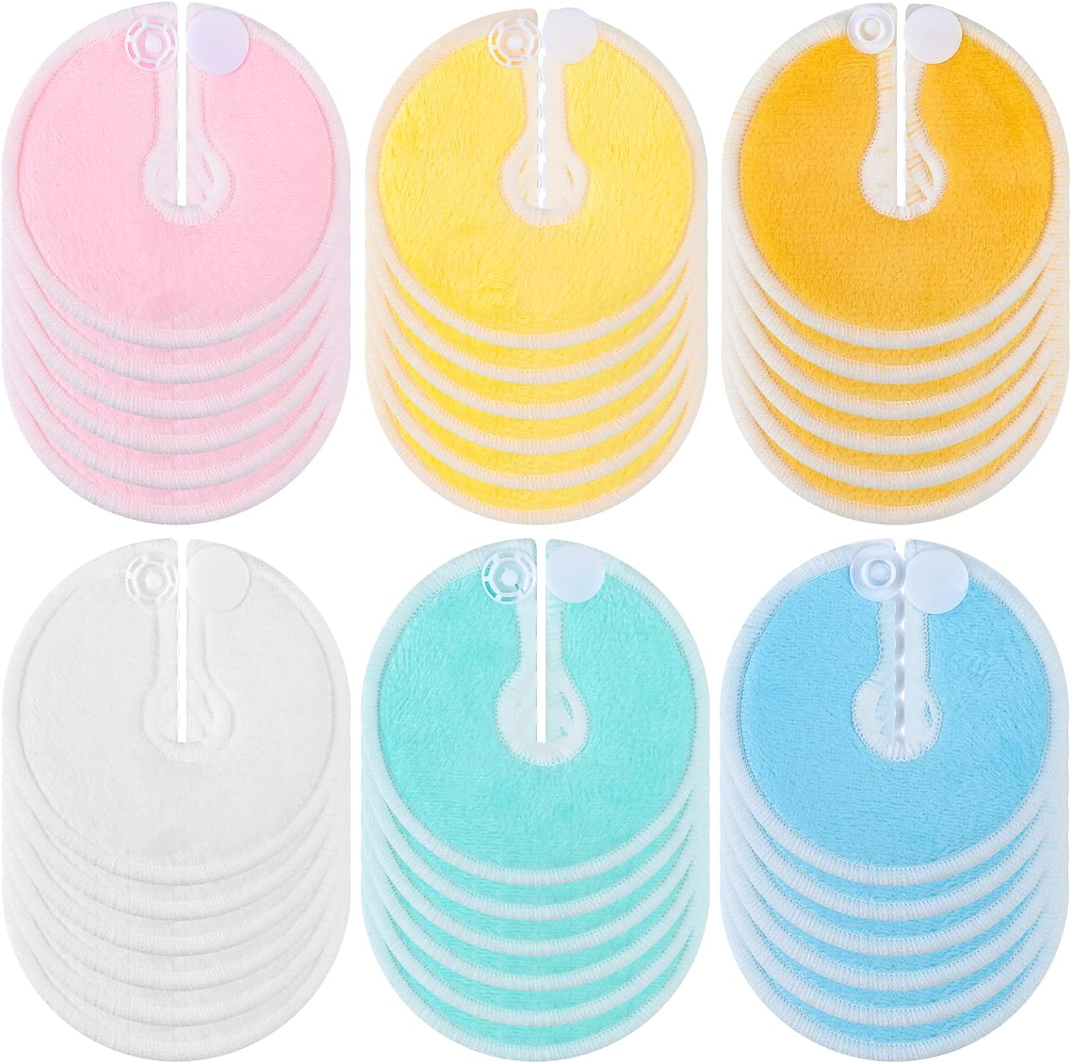 36 Packs G Tube Button Pad Feeding Tube Pads G Tube Button Covers Reusable Breast Feeding Pads Abdominal Dialysis Feeding Tube Supplies for Kid Breastfeeding Stay Dry (One Size)