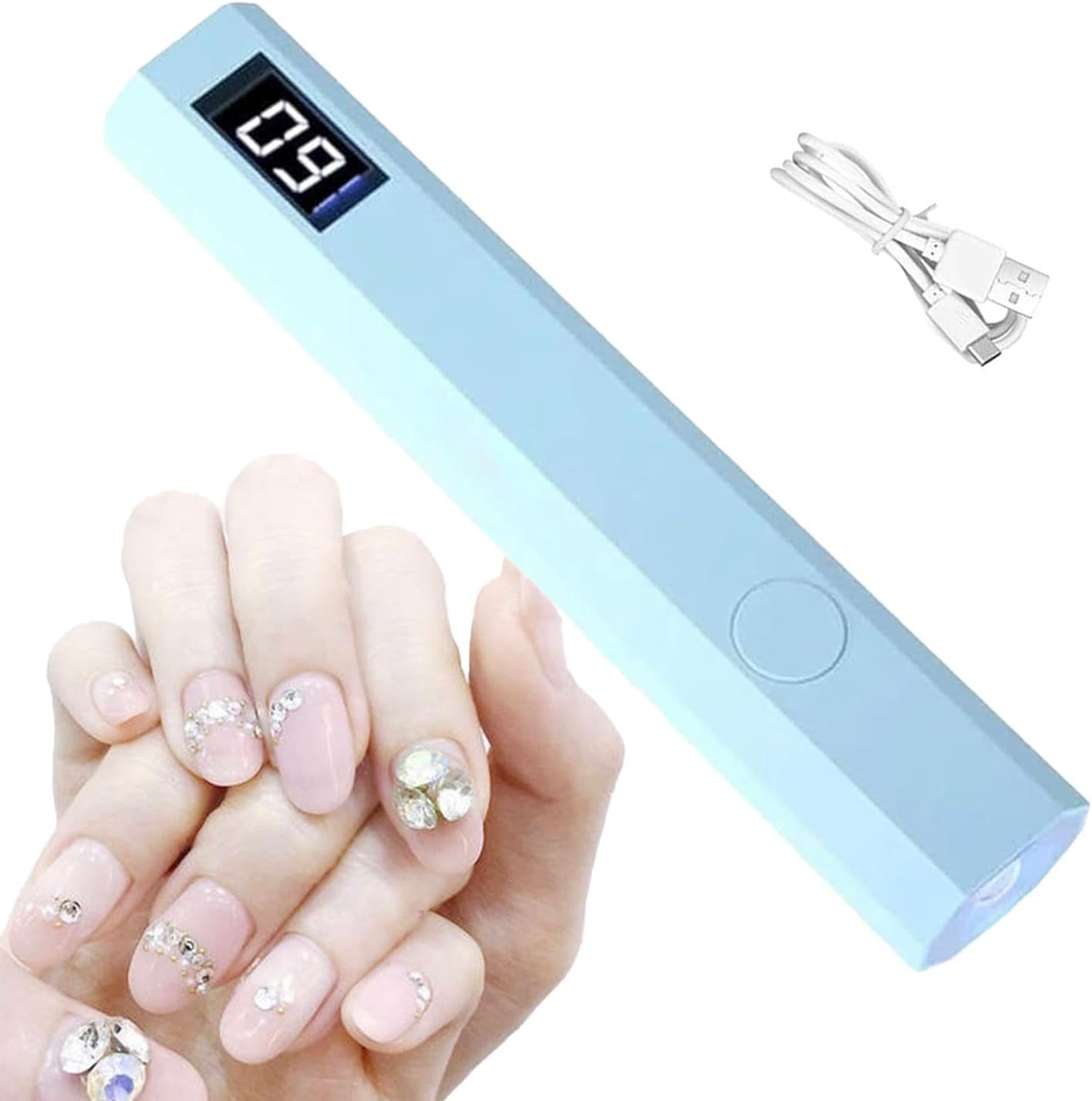 UV Nail Lamp, LED Nail Lamp | UV LED LED Gel Light with 3 Timer | Portable Manicure Light Nail Dryer for Home Shop Beauty Salon image number 4
