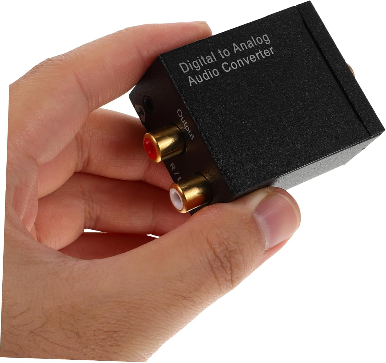 SECFOU Dac Audio Converter 3.5Mm Optical Coaxial Digital to Analog Audio Converter Adapter with 3.5Mm Jack for TV Caravan Home Cinema Systems Compact Design Easy Installation image number 4