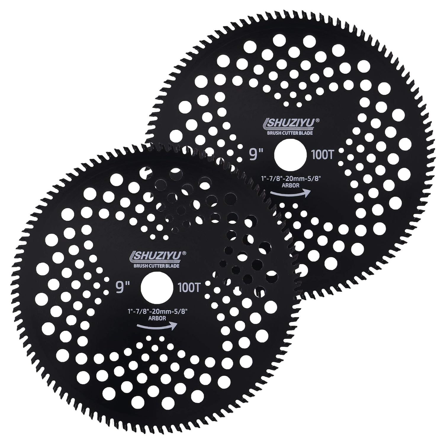 8"-32T. 1" Arbor with Washer Adapter 7/8"-20Mm-5/8, Brush Cutter Blade, Trimmer Weed Blade. Eater Blade