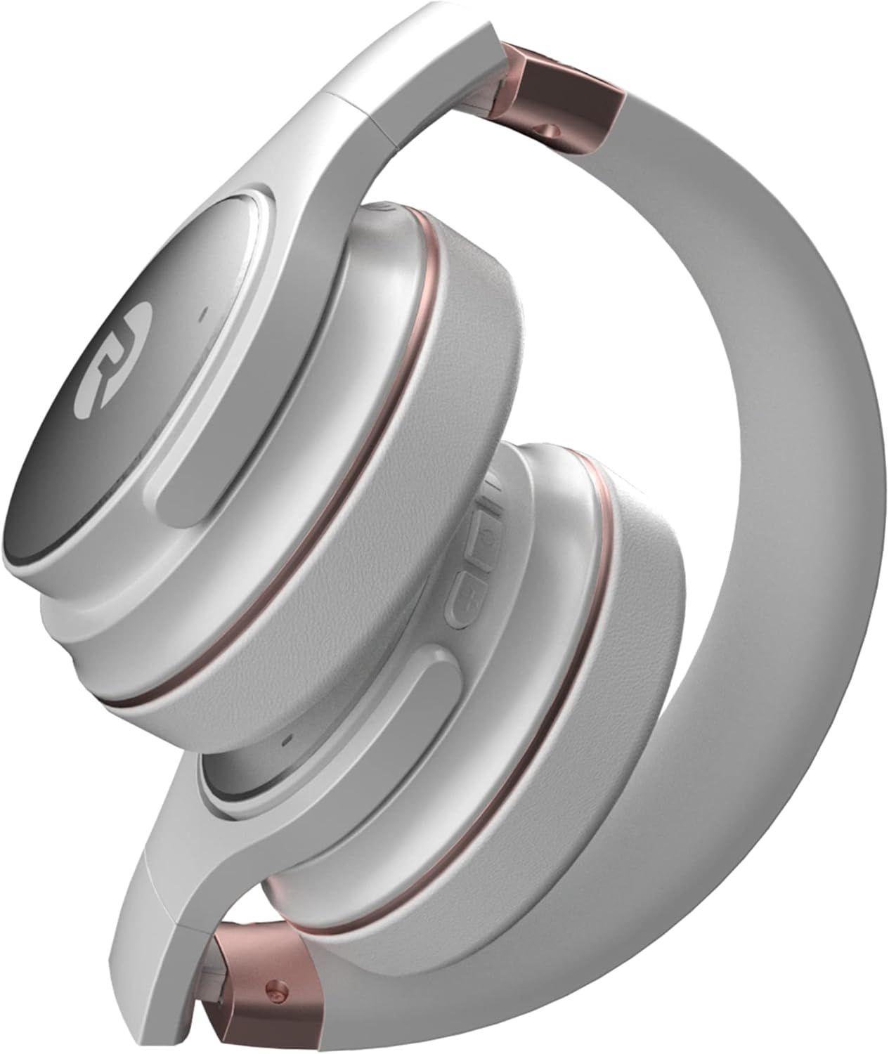 Raycon Everyday Wireless Bluetooth over Ear Headphones, with Active Noise Cancelling, Awareness Mode and Built in Microphone, IPX 4(Rose Gold) image number 3
