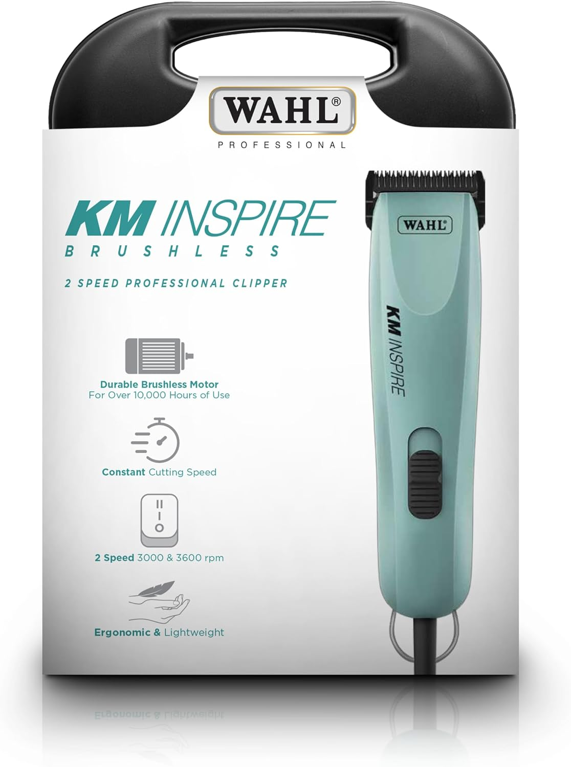 Wahl KM Inspire Animal Clipper - Professional Heavy Duty 2-Speed Animal Clipper, Powerful, Ergonomical, Comfortably, Lightweight, Perfect Professional Animal Groomers Tool image number 4