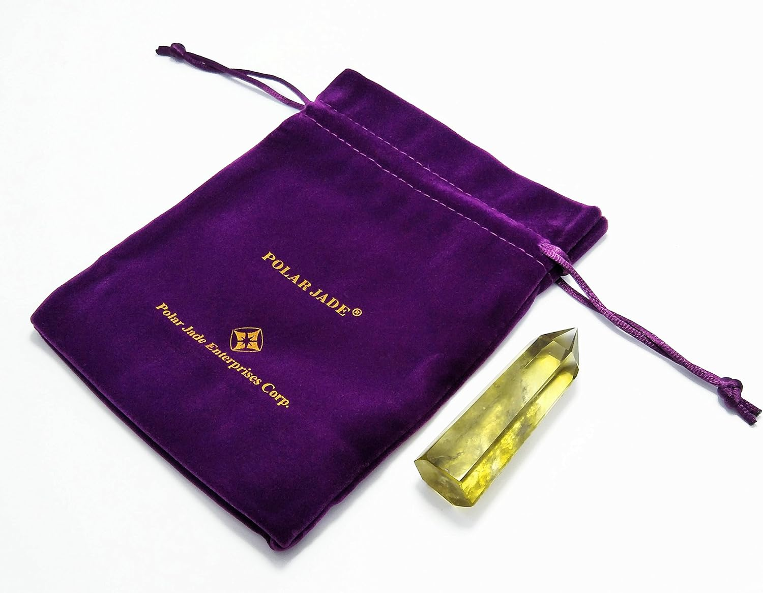 Yellow Quartz Crystal Wand Pointed & Faceted for Healing Reiki Chakra Meditation Therapy Decor (Citrine Crystal) image number 1