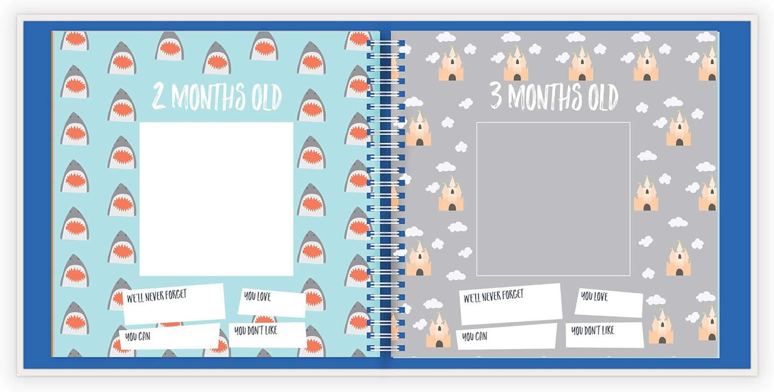 Lucy Darling Baby'S First Year Memory Book: a Simple Book of Firsts - Little Captain image number 1