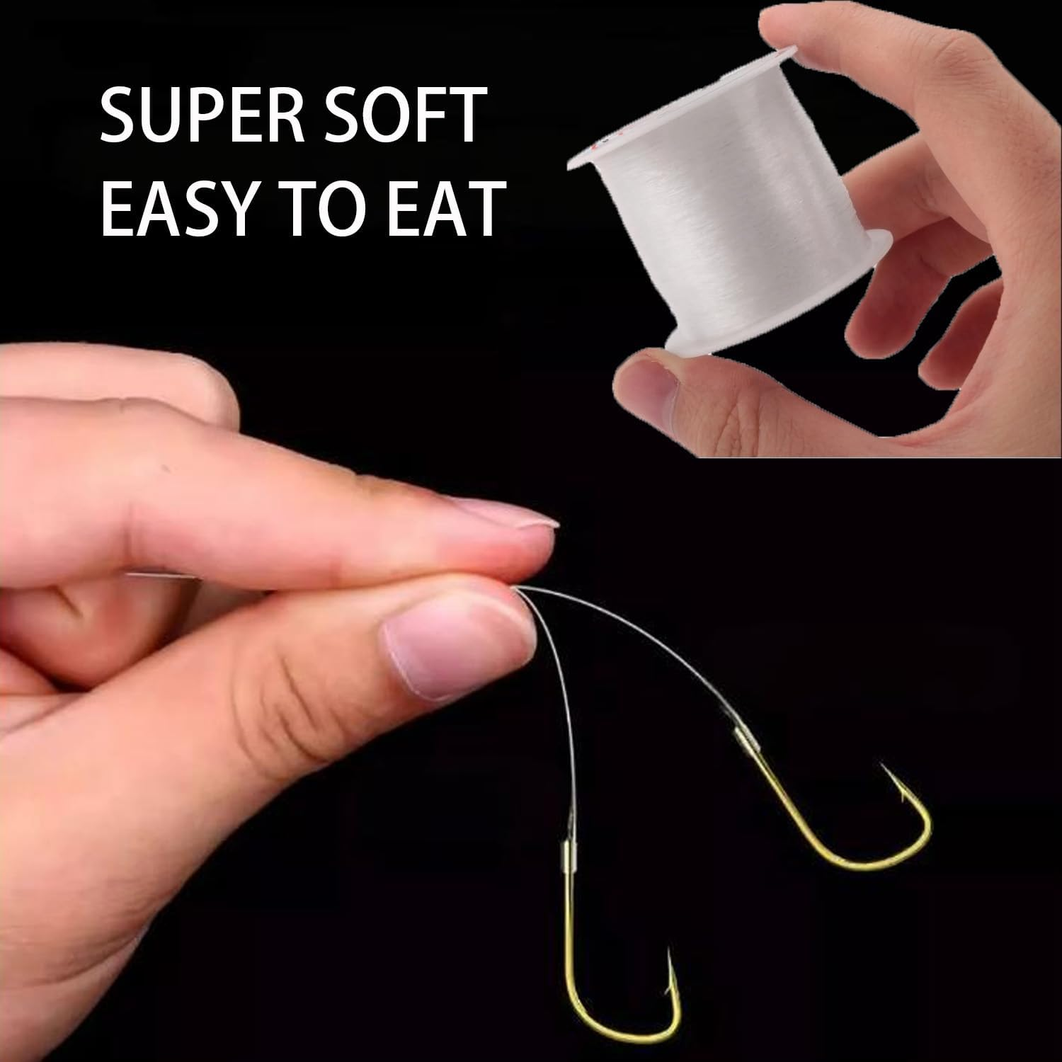 3 Roll Transparent Fishing Line Set,0.2Mm/0.25Mm/0.3Mm Nylon Line,Ultra-Strong Invisible Line,Transparent Nylon Fishing Line,Suitable for Beadwork,Handicrafts and Jewellery Making image number 6