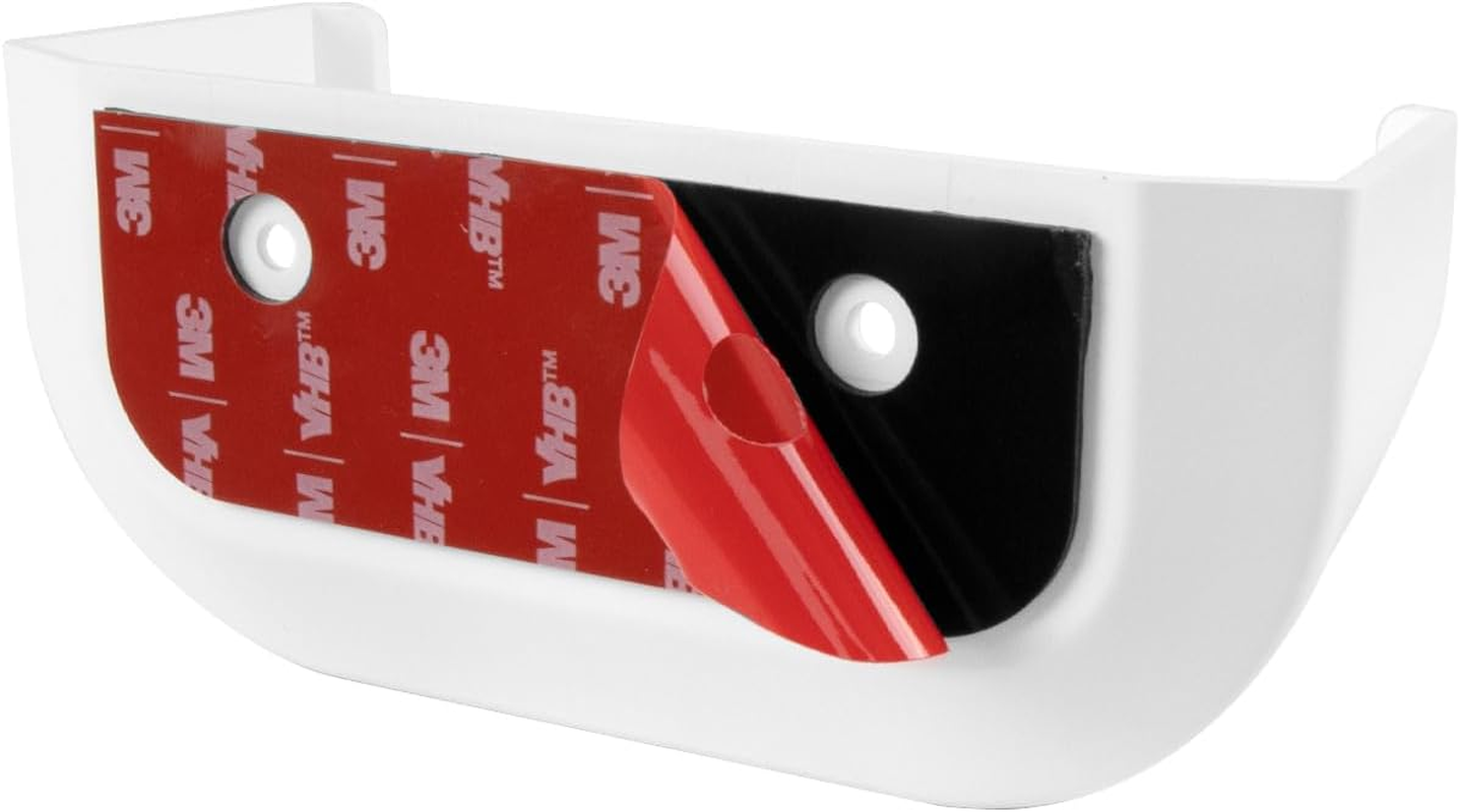 Holicfun Wall Mount for Eero 7 - No Drill Adhesive & Screw Mounting Kit for Eero 7 Mesh Wifi Router, Space-Saving ABS Plastic Bracket (3-Pack) image number 4