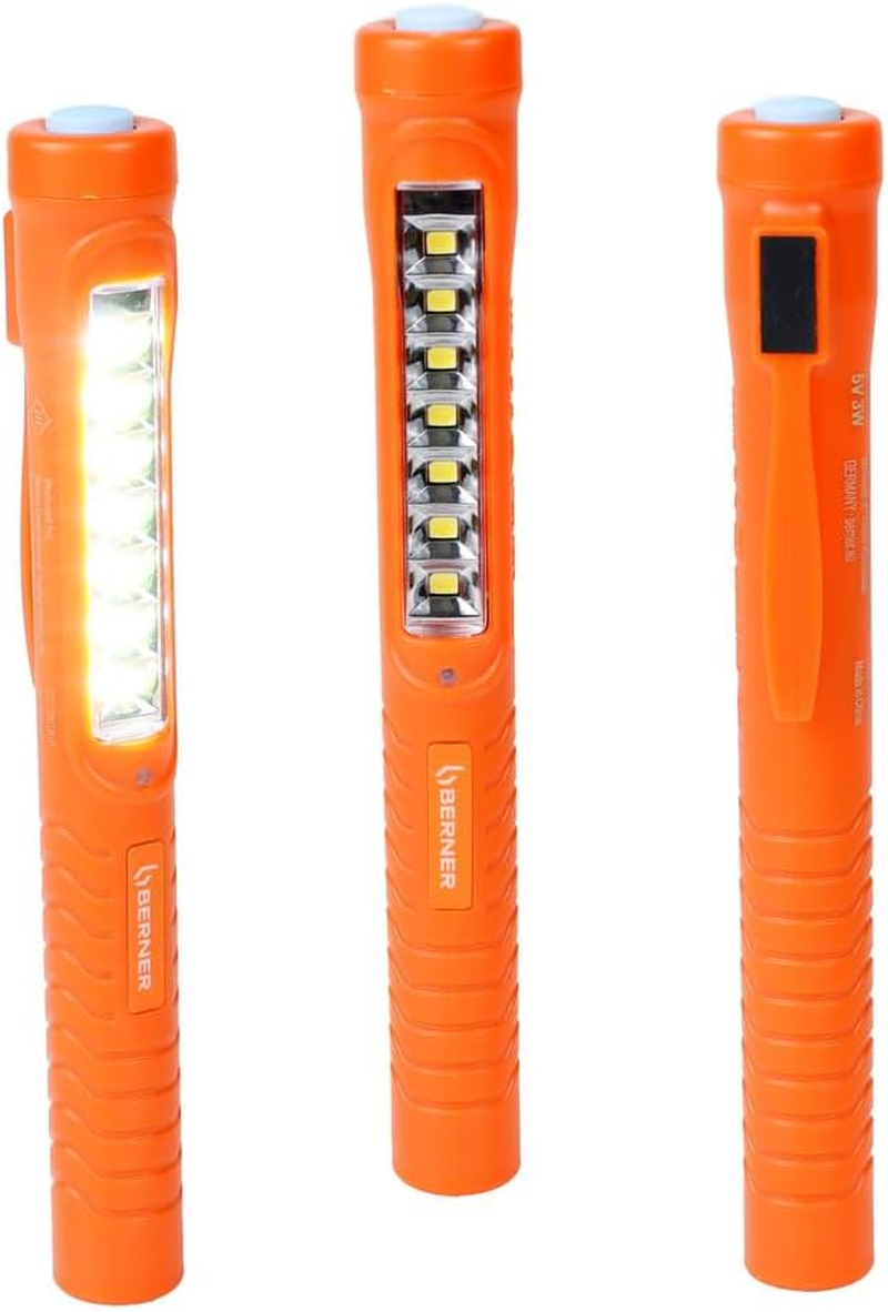 Berner Pen Light LED 7+1 Micro USB LED Lamp Workshop Lamp image number 5