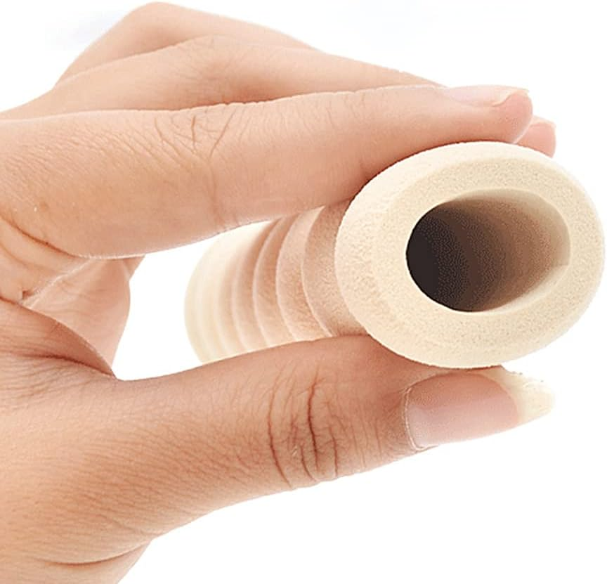 Door Handle Cover Foam, Foam Door Handle Bumper, 8-Piece Door Handle Protector, Door or Window Handle Protector, Childrens Home Protection, Anti-Static, Safe (White) image number 2