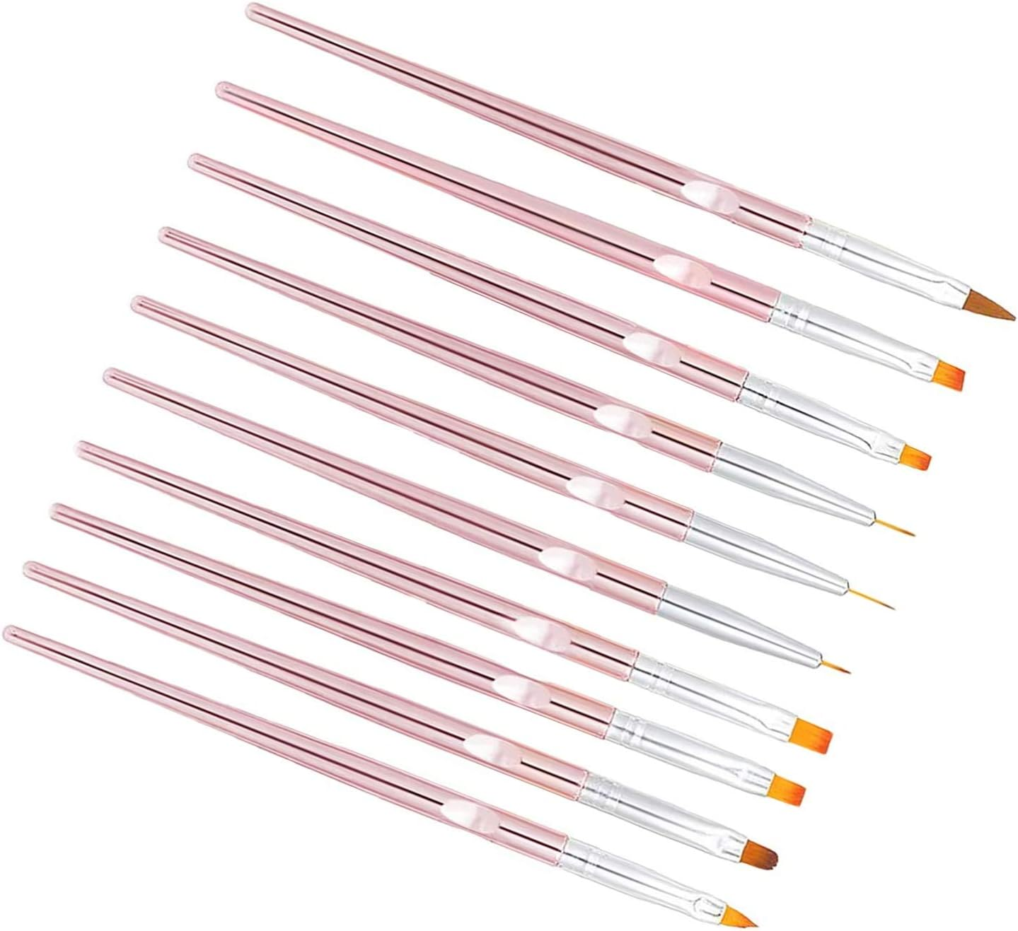 10Pcs Nail Brushes Set Nails Arts Painting Liner Pen Sets for UV for DIY image number 2