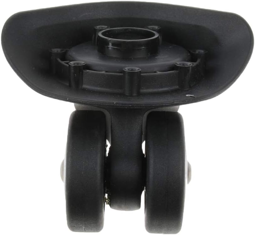 BAOBLADE 2 Pieces Small Suitcase Luggage Porous Wheels Replacement Casters for Trolley Black - Easy Installation image number 5