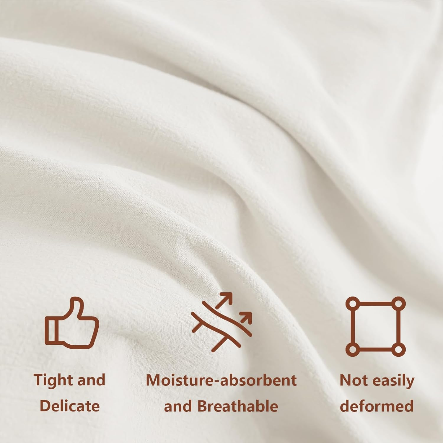 Square Pillow Covers 45X45Cm Set of 2 Cotton Pillow Covers with Fringe Soft Decorative Throw Pillows for Couch, Bed, and Home Decor White