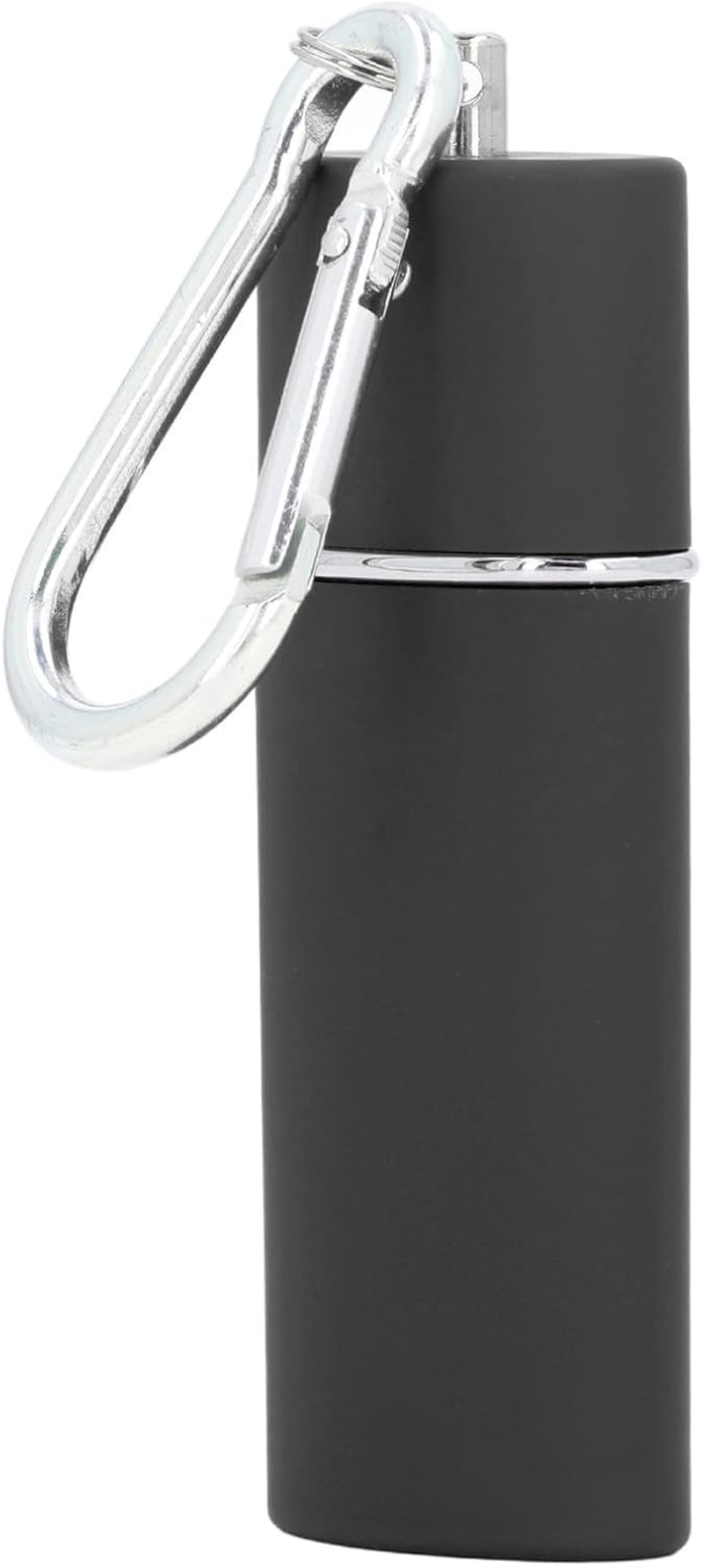 Portable Mini Ashtray Keychain, Exquisite Mini Portable Pocket Ashtray for Car for Cigarettes (Silver)