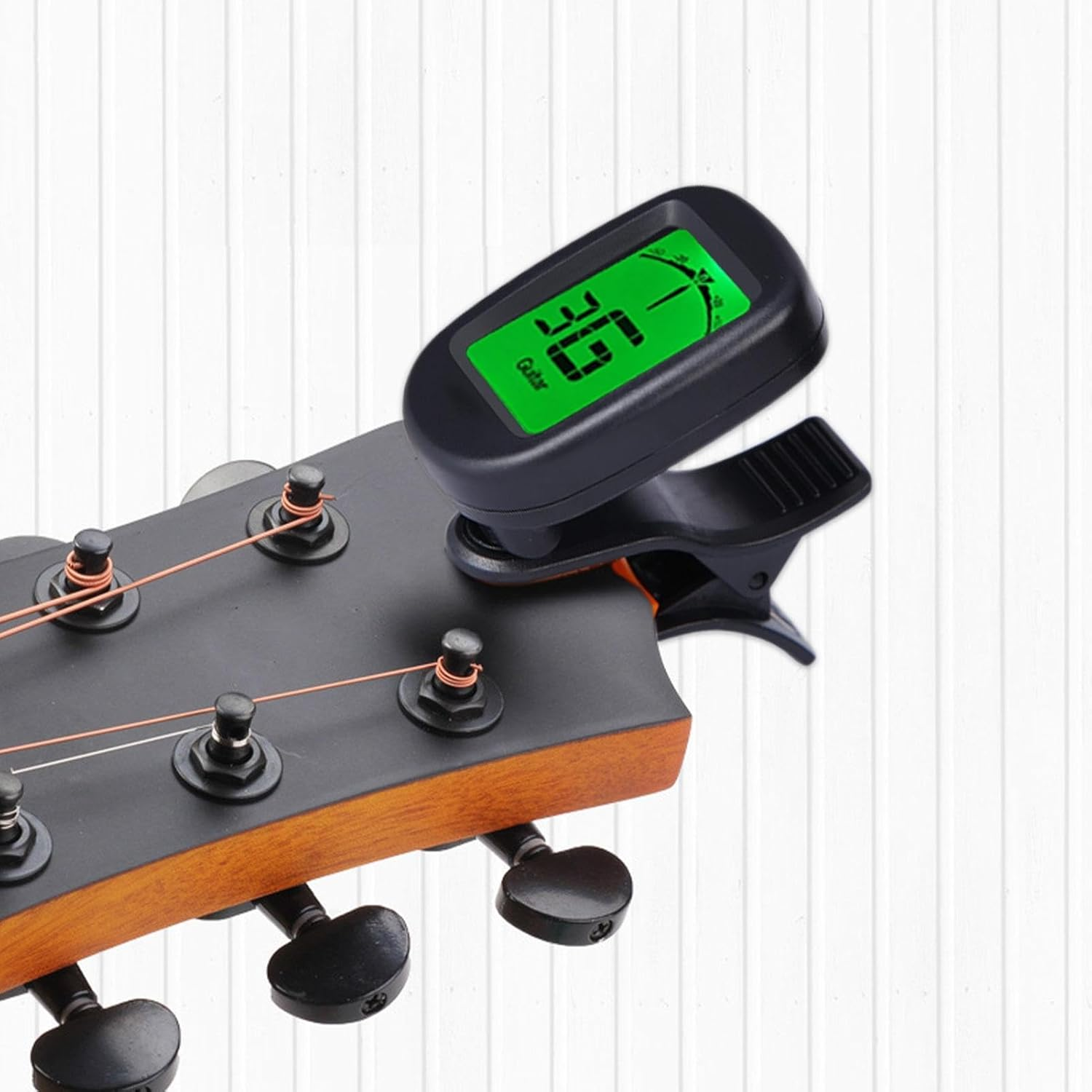 Digital Tuner for Guitar | Precise Clip-On Ukulele Tuner | Lightweight Instrument Tuner, String Instrument Supplies for Performance image number 6