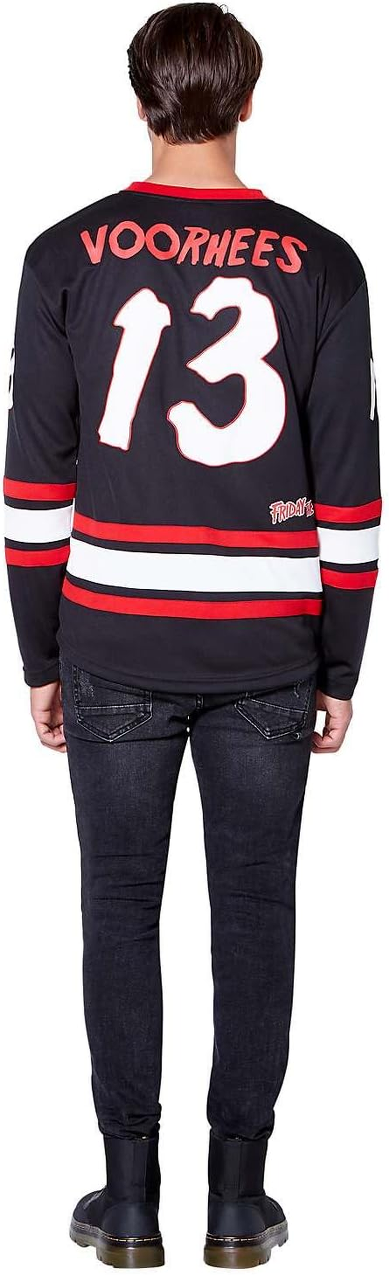 Spirit Halloween Friday the 13Th Jason Voorhees Hockey Jersey | Officially Licensed |Horror Movies | Adult Halloween Costumes image number 2