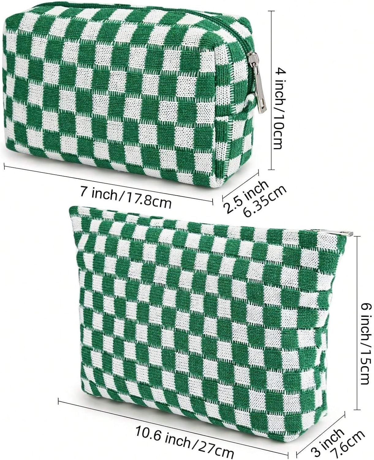 Make up Bag, Green, Fashion image number 3