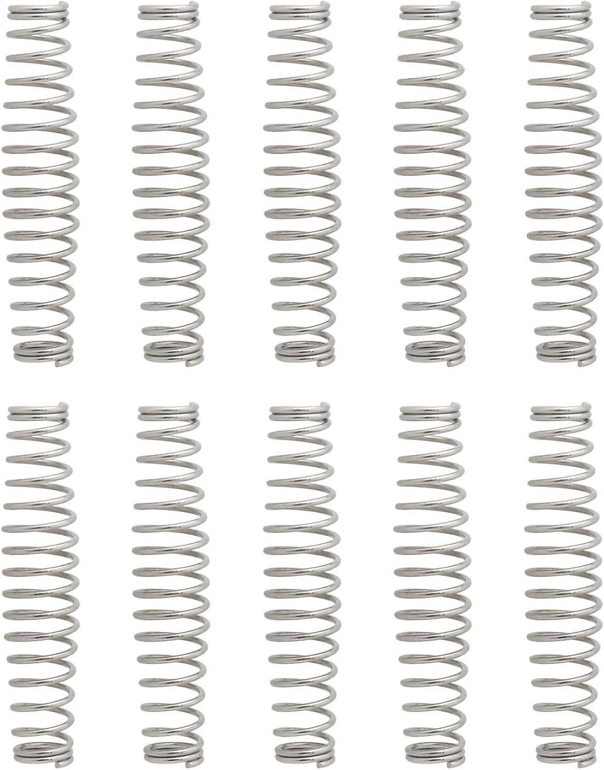 10Pcs Pruning Shears Spring Stainless Steel Replacement Part Precision Pruning Shears Springs Gardening Scissors Springs Pruning Tool Parts for Garden Clippers Trimmers 5X1Cm image number 4