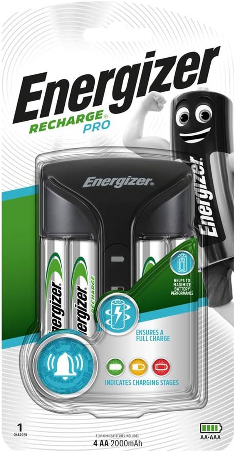 Energizer Recharge Pro Battery Charger (4 AA Rechargeable Batteries Included) image number 6