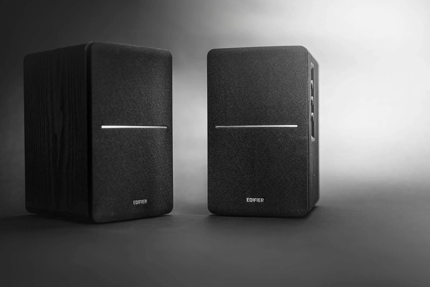 Edifier R1280DB Powered Bluetooth Bookshelf Speakers - Optical Input - Wireless Studio Monitors - 4 Inch near Field Speaker - 42W RMS - Black - Black image number 5