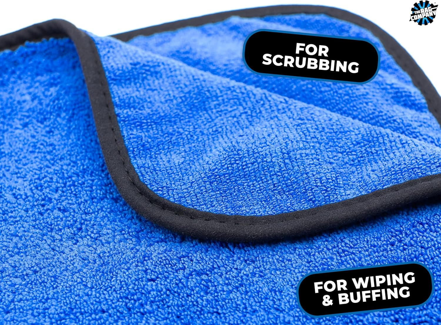 The Rag Company - Drying Towels for Car Detailing - Premium Microfiber Cloth Perfect for a Streak-Free Finish - Spectrum 420 Dark Pack - 420 GSM, 16" X 16" (9-Pack) image number 1