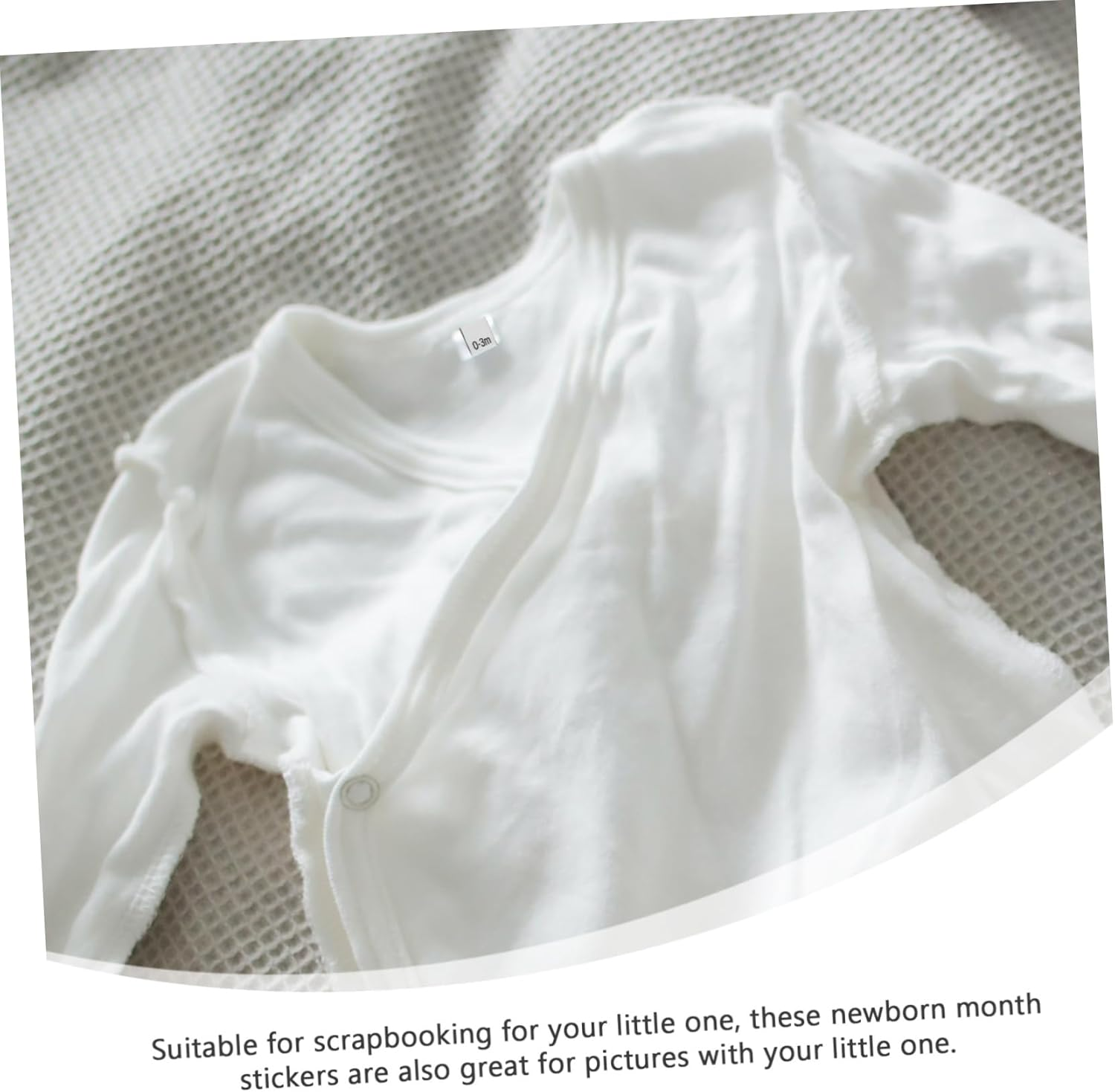 OSALADI 300Pcs Boy Girl Sewing Clothing Labels Monthly Labels for Boys Organization image number 4