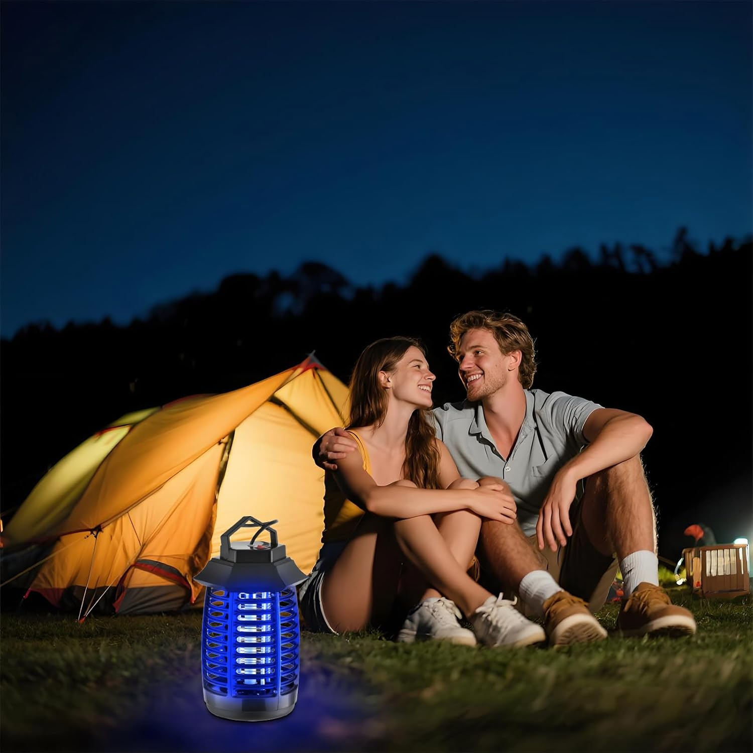 Bug Zapper, Mosquito Zapper Outdoor, 4300V High Powered Waterproof Electric Insect Trap, Plug-In Mosquito Killer, Fly Traps for Home, Kitchen, Backyard, Patio image number 4