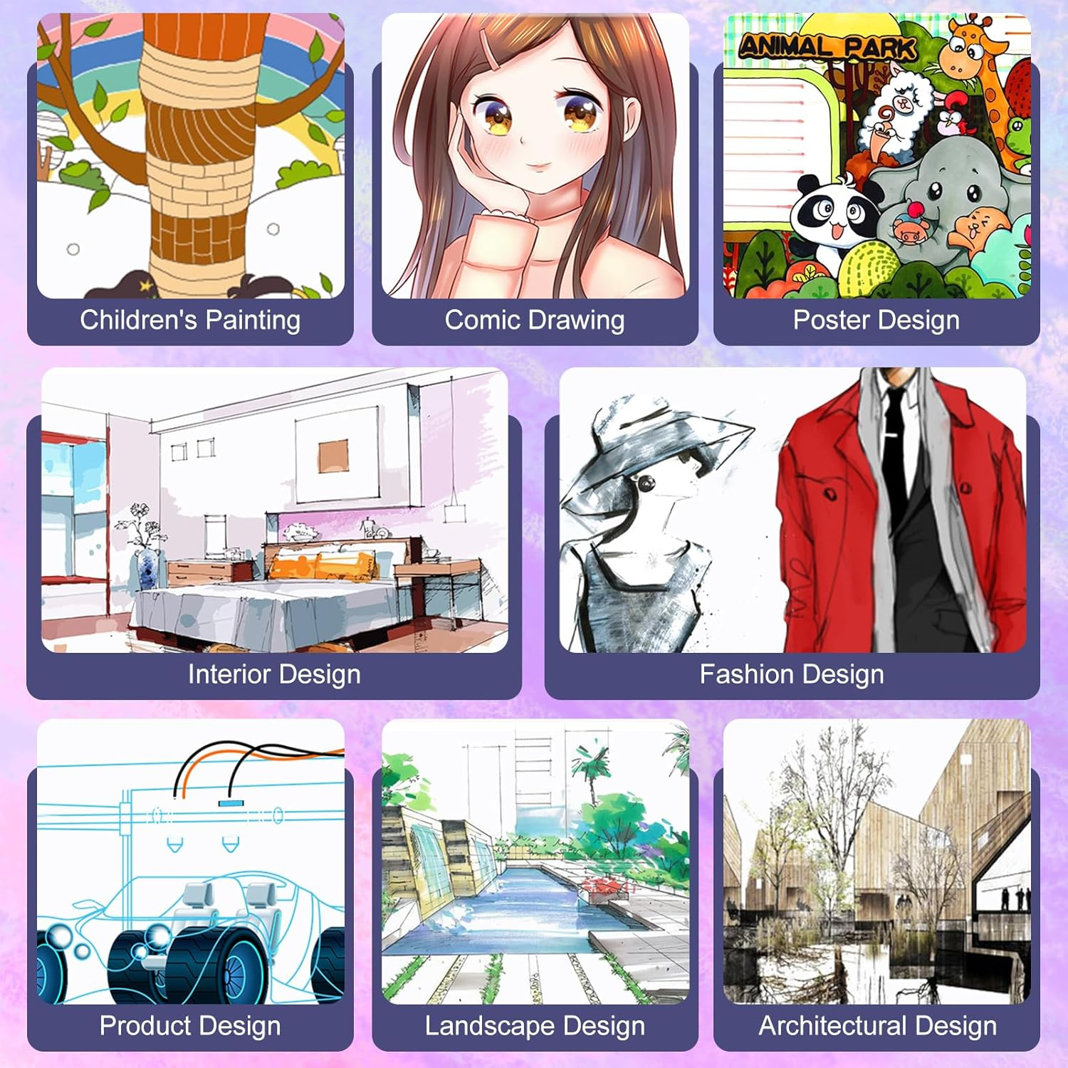 120 Colors Alcohol Markers Set, Coloring Markers for Adults and Kids, Touch Markers, Art Markers, with Carrying Bag and Stand Case, for Artists Adult Coloring Sketching Designing (120) image number 4