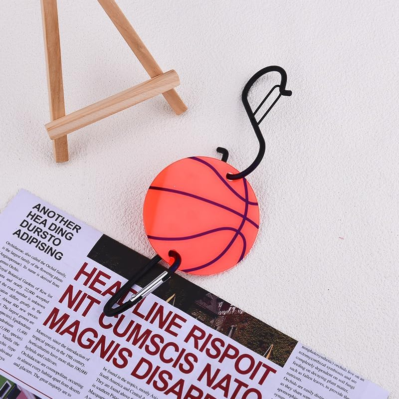 Basketball Backpack Hook for Friend Outdoor Sports Equipment for Dad Coach Christmas Birthday Gifts for Baseball Lovers Fence Hooks for Hanging Basketball Bags Hook Water Bottles Lover Player image number 4