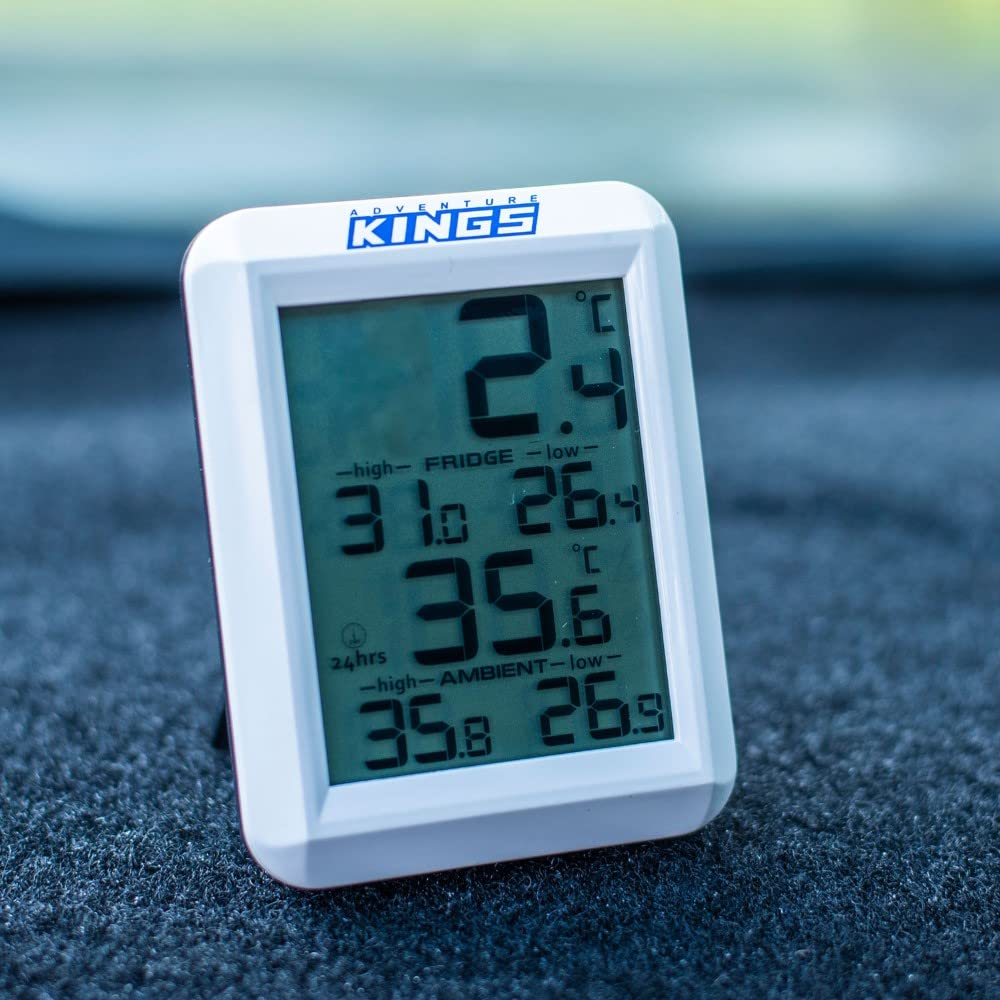 Adventure Kings Wireless Fridge Freezer Thermometer LCD Screen 30M Range 4WD SUV image number 6