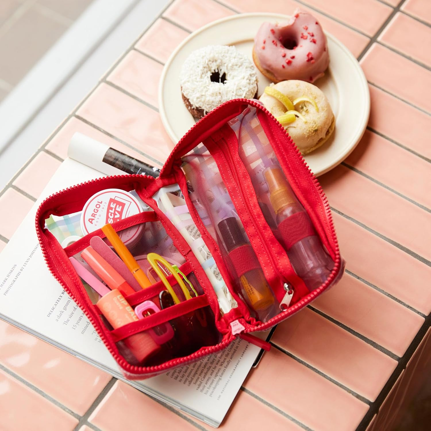 Almost Daily Chiisai Hidashi Pouch, Check