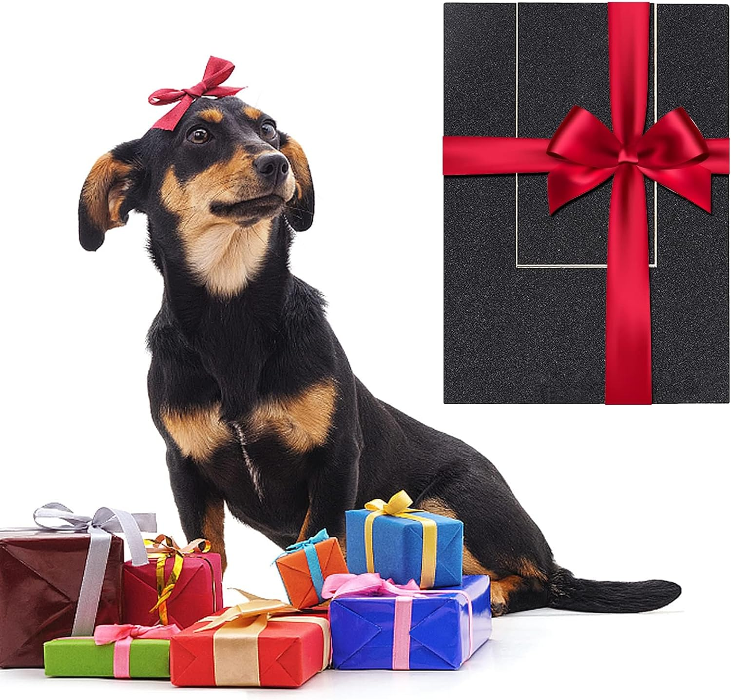 Dog Scratch Pad for Nails，Scratch Mat Comes with 2 Replacement Sandpaper Sheets， with Built-In Snack Box Scratch Mat Dog，Dog Nail File Scratch Board Suitable for Sensitive Small and Medium-Sized Dogs image number 4