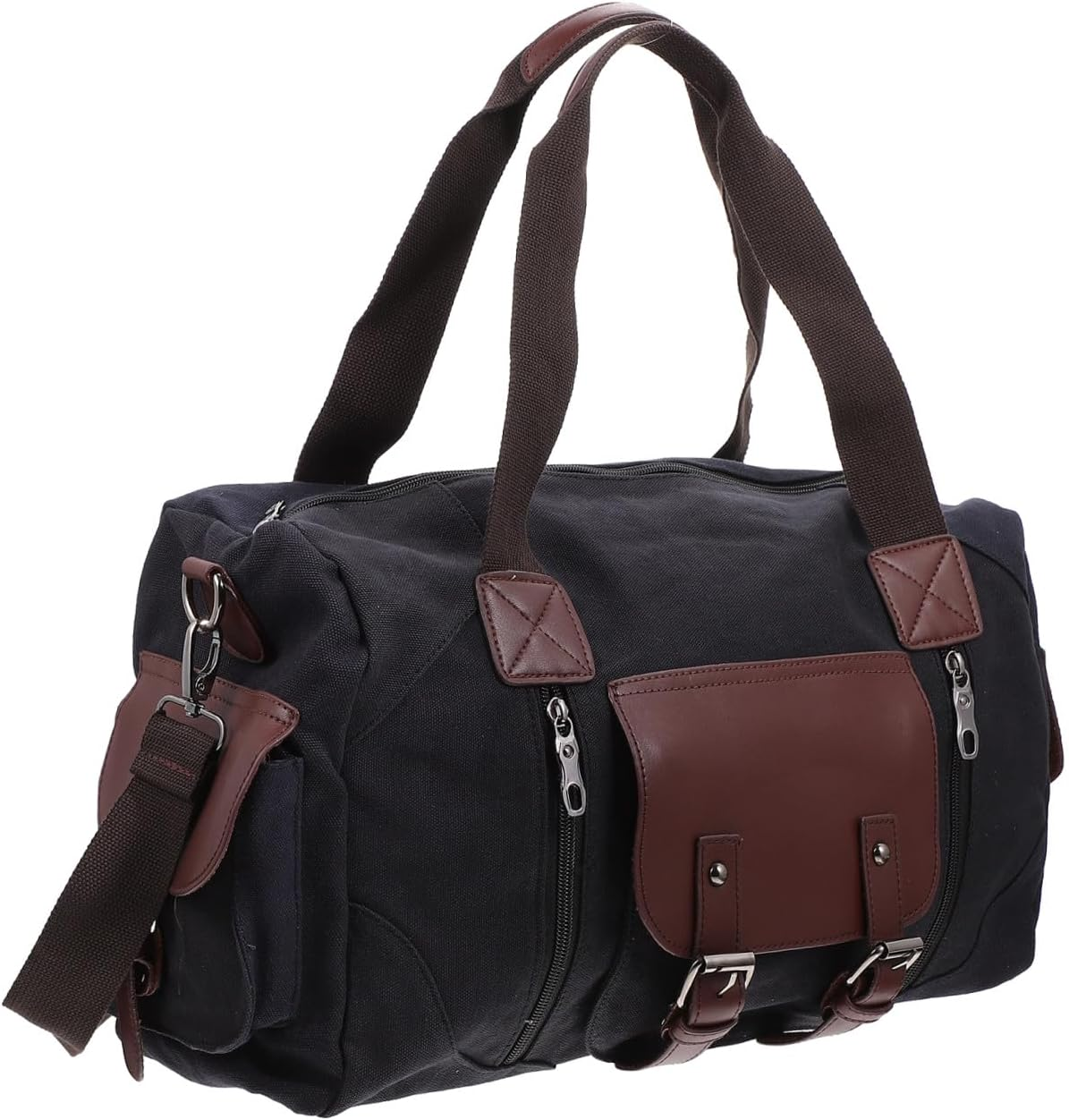 VALICLUD Large Capacity Canvas Travel Bag Luggage Bag for Clothes Organizer Portable for Travel Luggage Gear image number 3