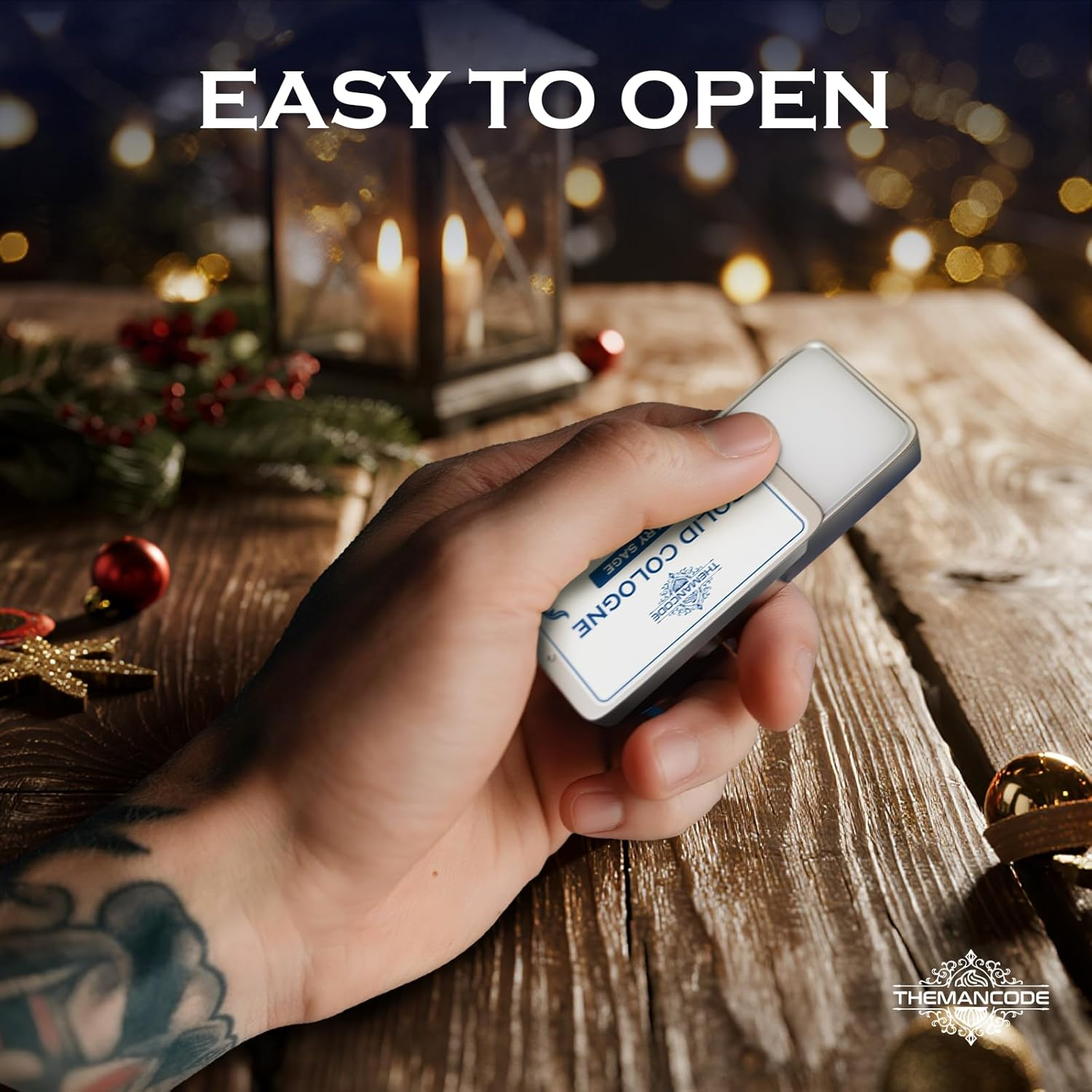 THEMANCODE Solid Mens Cologne, Valentines Day Gifts for Him, Gifts for Men on Birthday and Father'S Day, Sandalwood, Vetiver, Cedarwood and Sage Scents, 4 Pack, 14 G image number 5