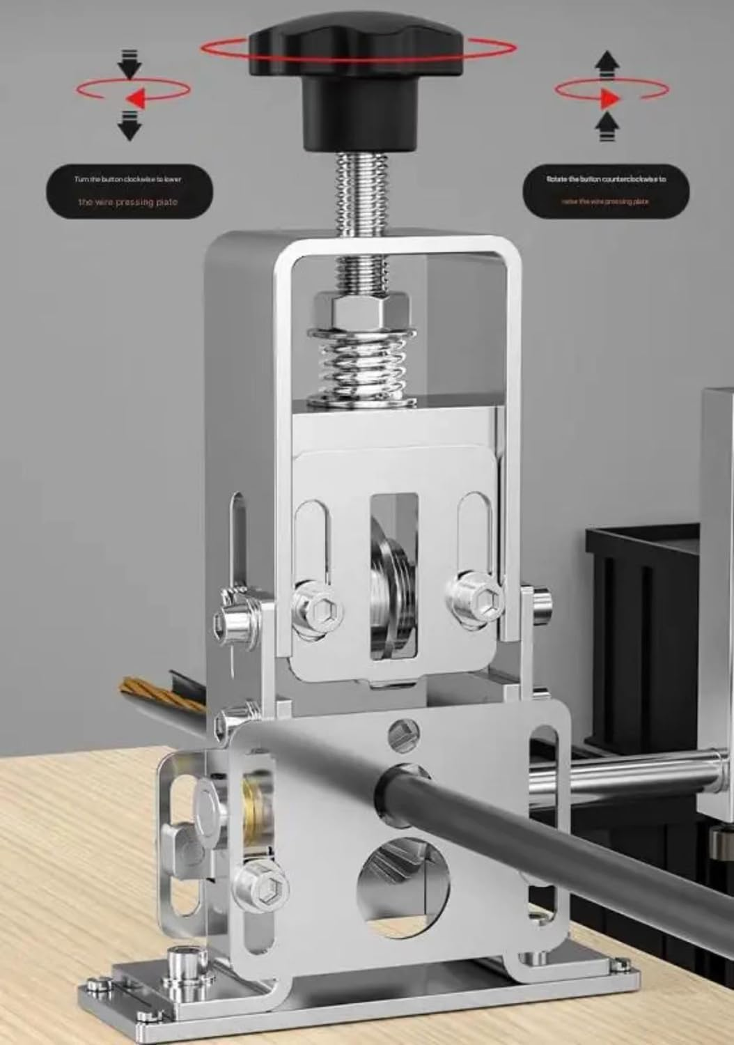 Copper Wire Stripper, Manual/Automatic Electric Wire Stripping Machine with Four Inlet Holes 3MM, 7MM, 10MM, 17MM, Cable Stripper Tool for 2-25Mm Cable image number 1