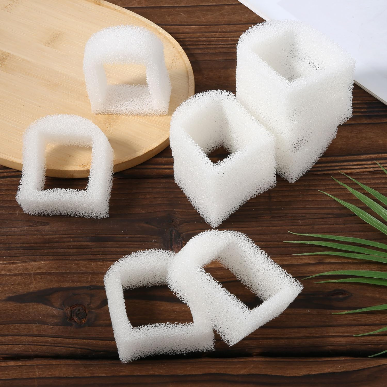 Pack of 12 Foam Filters for Cat Drinking Fountain, Replacement Sponge Filter for Pet Drinking Fountain for Petsafe Drinkwell Stainless Steel 360 Drinking Fountain image number 4