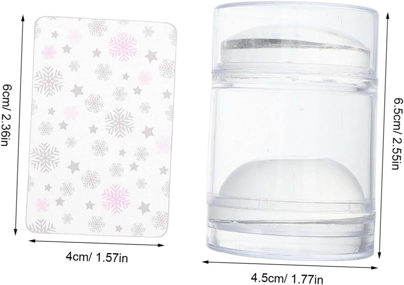 ARTSEWPLY Nail Art Stamper Set Diy Manicure Kit Butterfly Pattern Plate Precision Nail Art Tools for Home Use image number 5