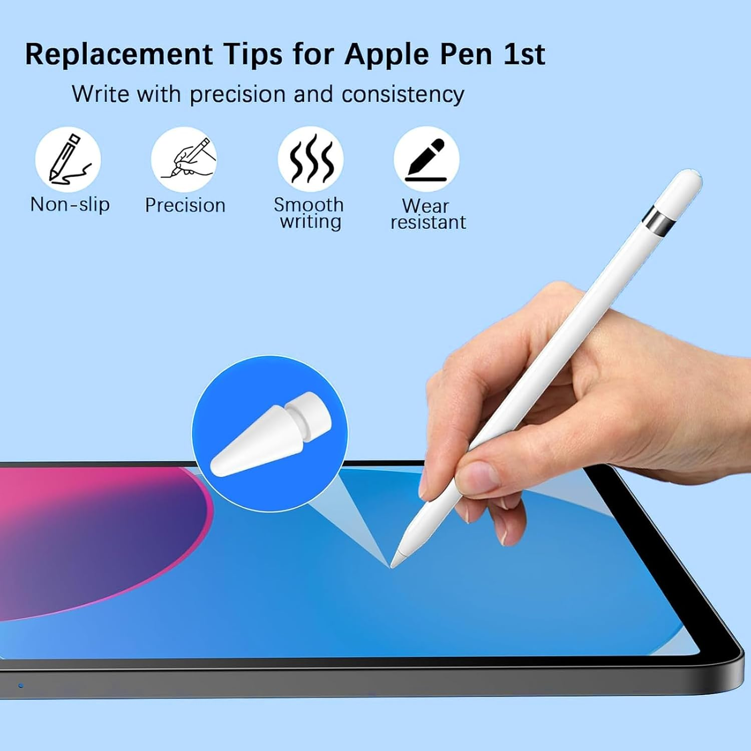 USB-C to Lightning Adapter for Apple Pencil 1St Gen - USB Charger Dongle for Ipad 10Th Gen, Compact Adapter for Apple Pen(White) image number 5