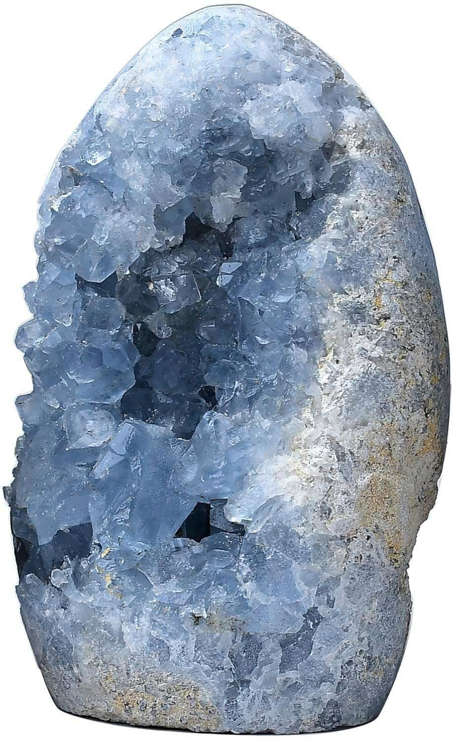 Natural Amethyst Cluster Geode Large Healing Crystal Stone Collection Mineral Specimen Home Office Decor Meditation Gifts 0.8-1.3 Pound