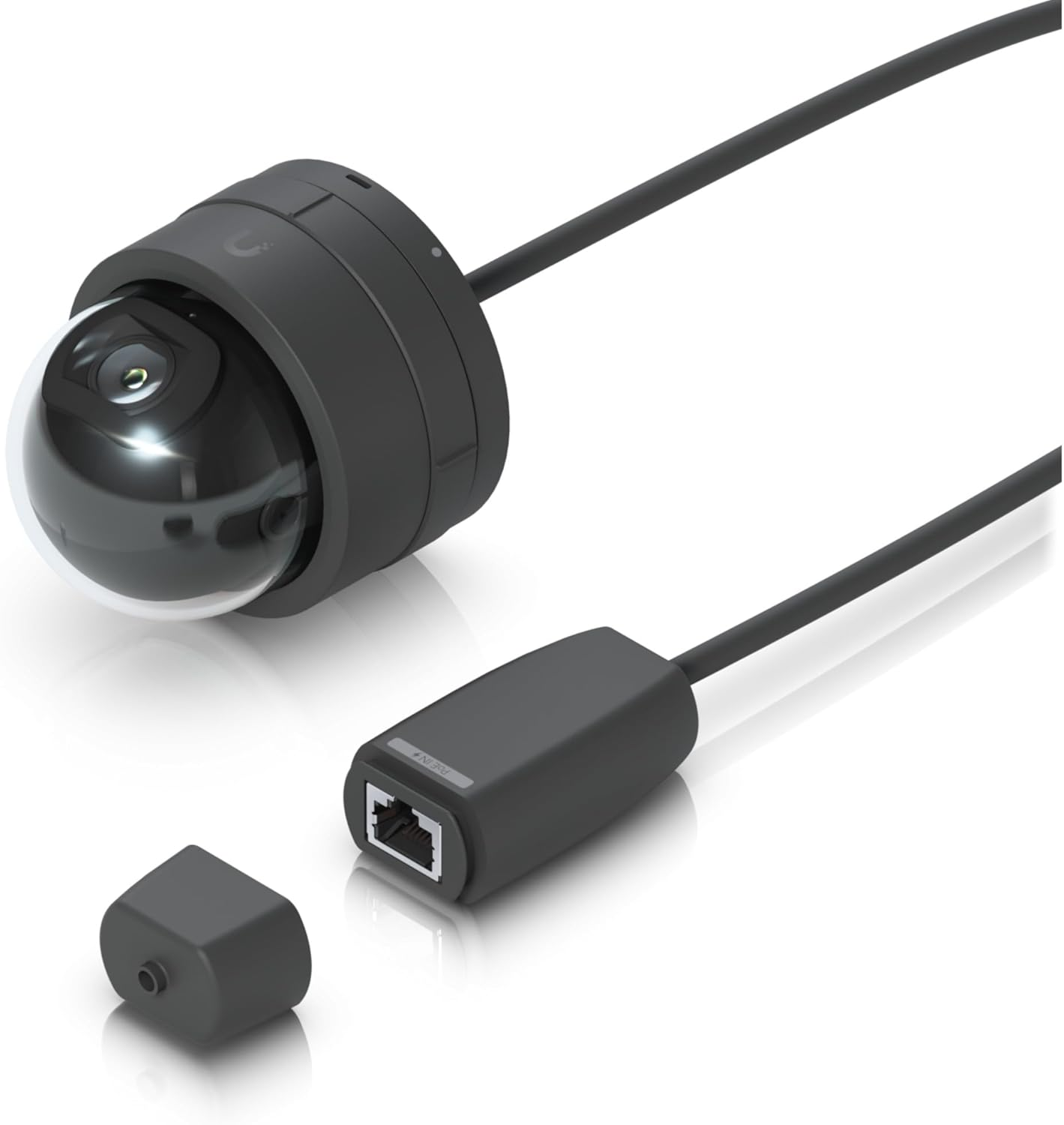 Ubiquiti G5 Dome Ultra Black Surveillance Camera, 4MP 2K, Indoor, Ultra-Wide Angle (102.4&deg;), Night Vision, Tamper Resistant, up to 30M IR Distance, 1X Fast Ethernet Poe Port image number 1