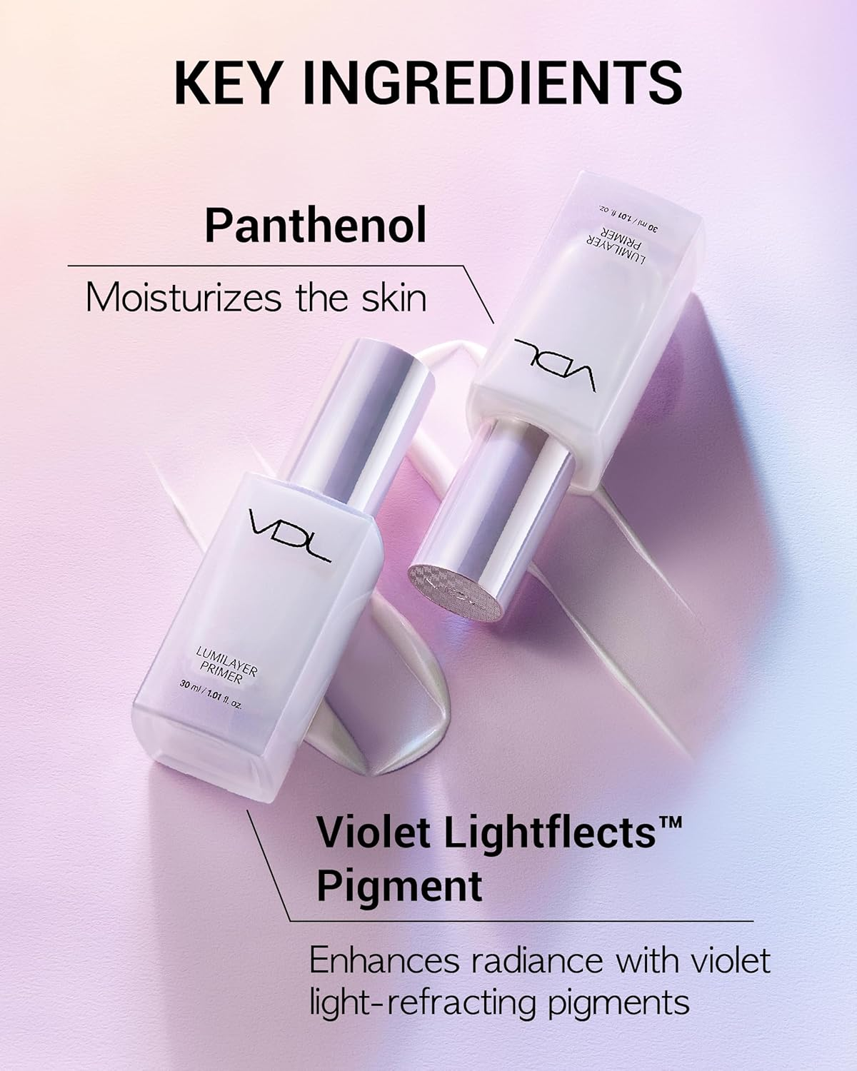 VDL Lumilayer Primer, 30G - Radiant & Hydrating Cream Primer for All Skin Types image number 2