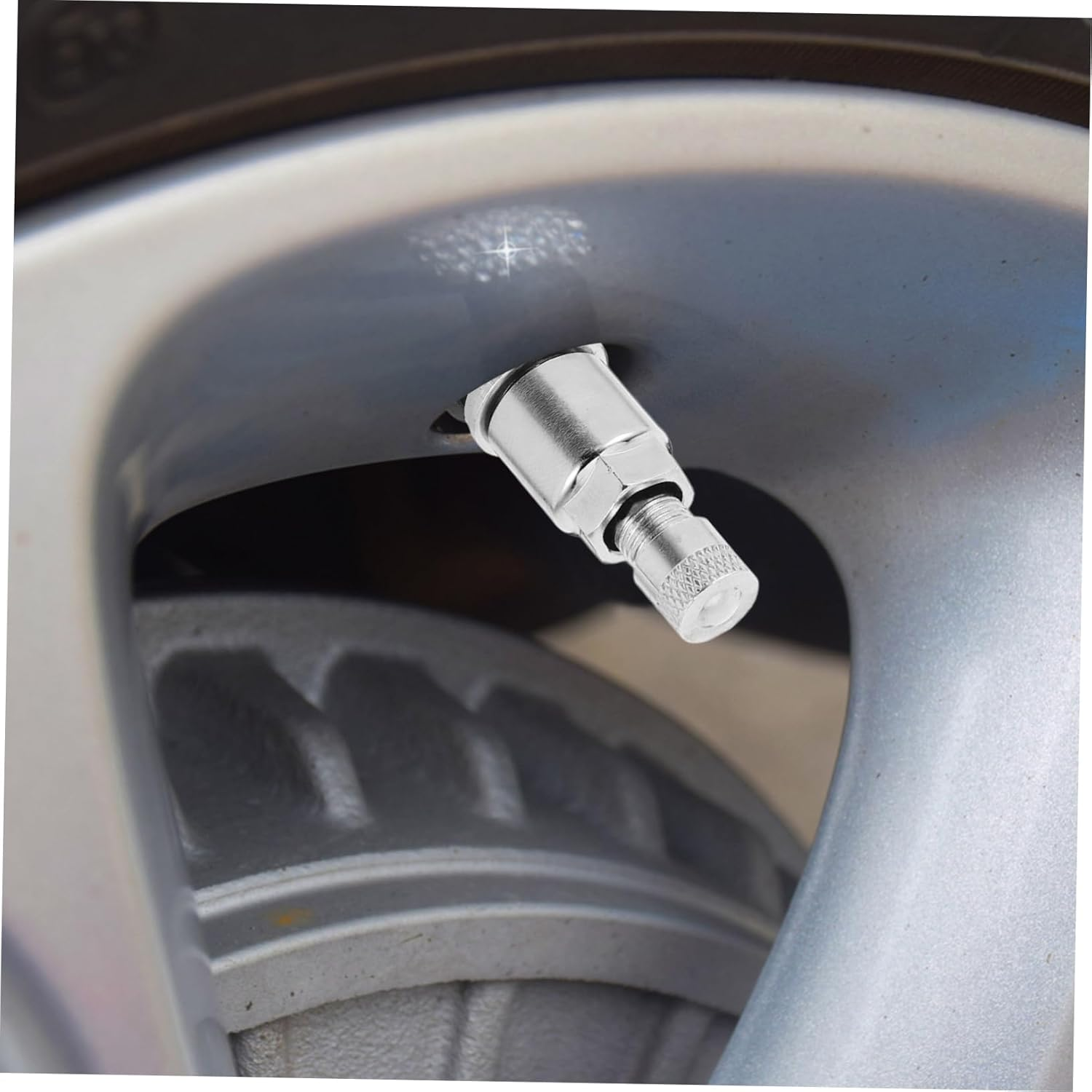 PAMINGONO Bolt-In Tire Valves Stems Metal Valve Stems for Car 10Pcs Automotive Wheel Replacement for Cars Trucks Motorcycles image number 4