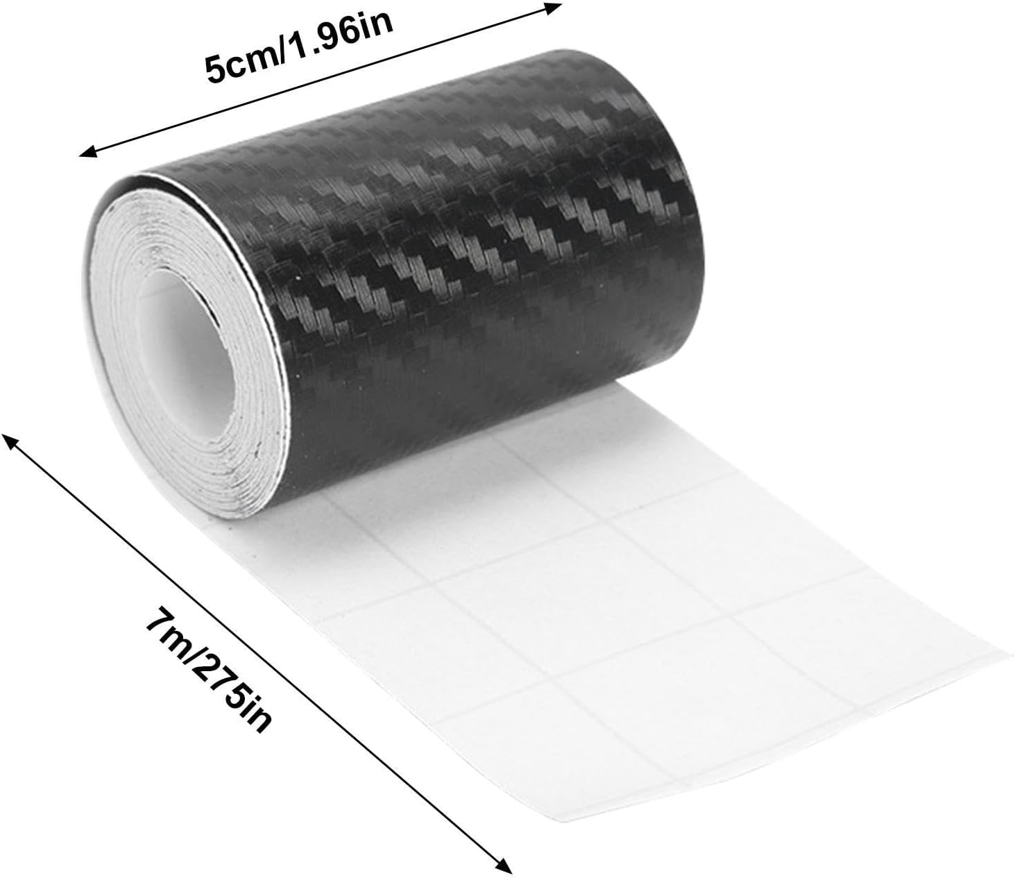 Carbon Fiber for Car | Stickers for Car Wrap Film Tape,Self-Adhesive Sticker Sheet Cross Fabric, Protection image number 1