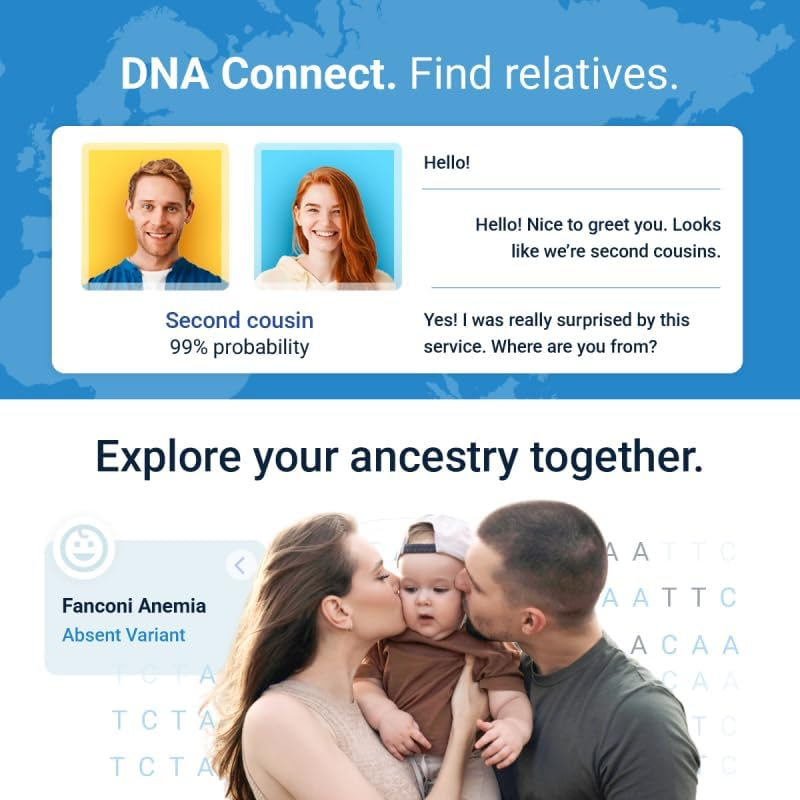 Tellmegen Ultra Genetic Test (Health + Traits + Wellness + Ancestry) Whole Genome Sequencing | over 600 Reports image number 1