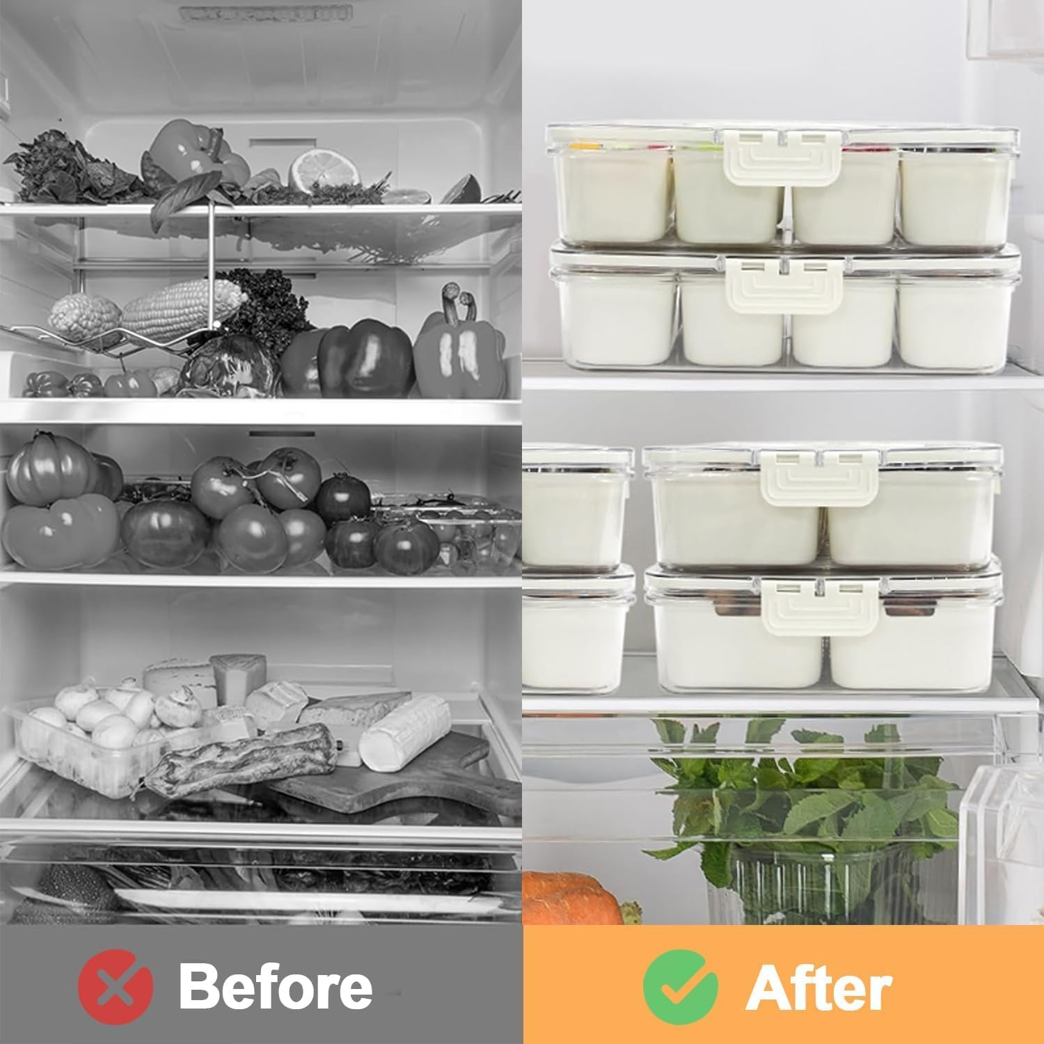 Snack Box 4 Compartment，Plastic Portable Food Storage Container Snack Platters, 4 Removable Compartment Box for Parties, Reusable Appetizer Clear Organizer for Veggie, Candy, Fruit,Nut (Medium) image number 1