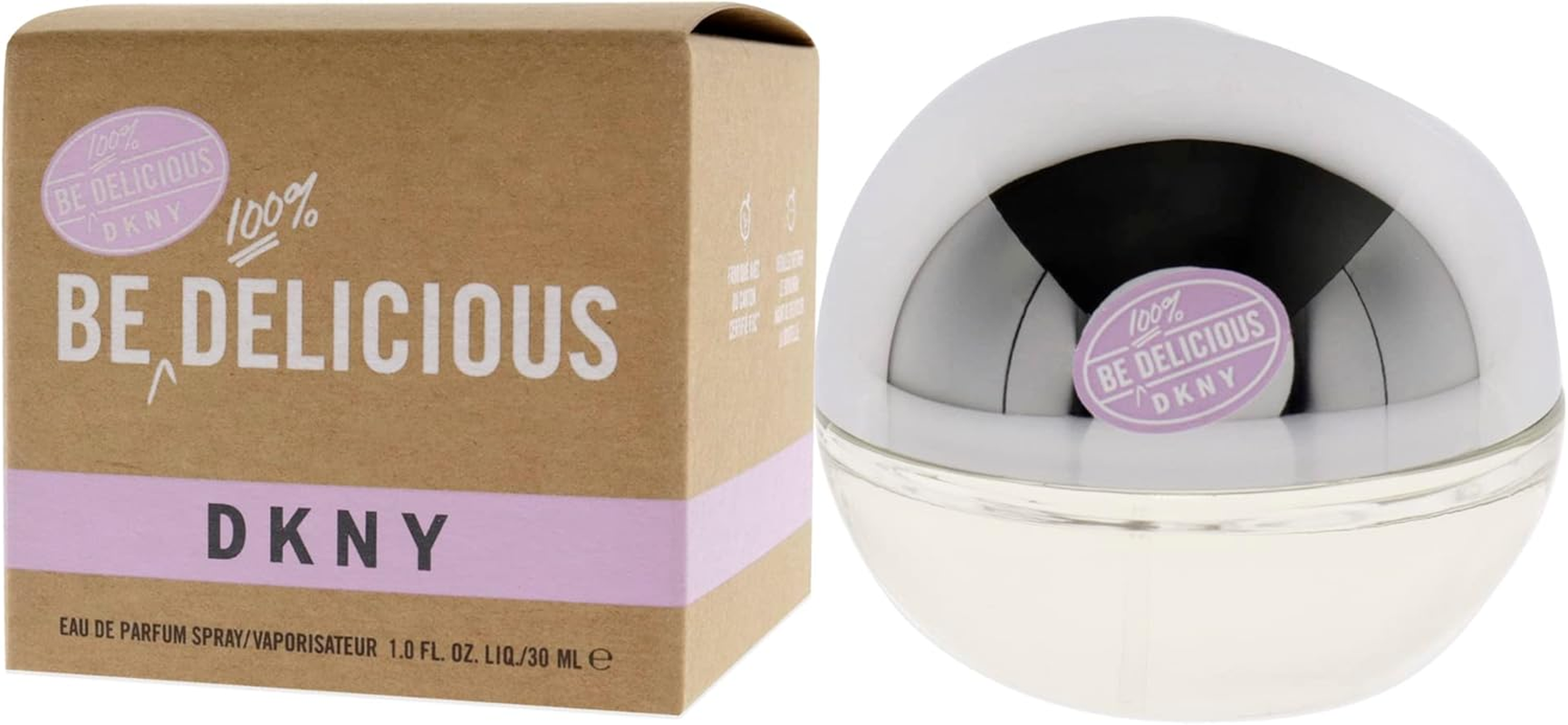 DKNY Donna Karan Be 100 Percent Delicious for Women 1 Oz EDP Spray