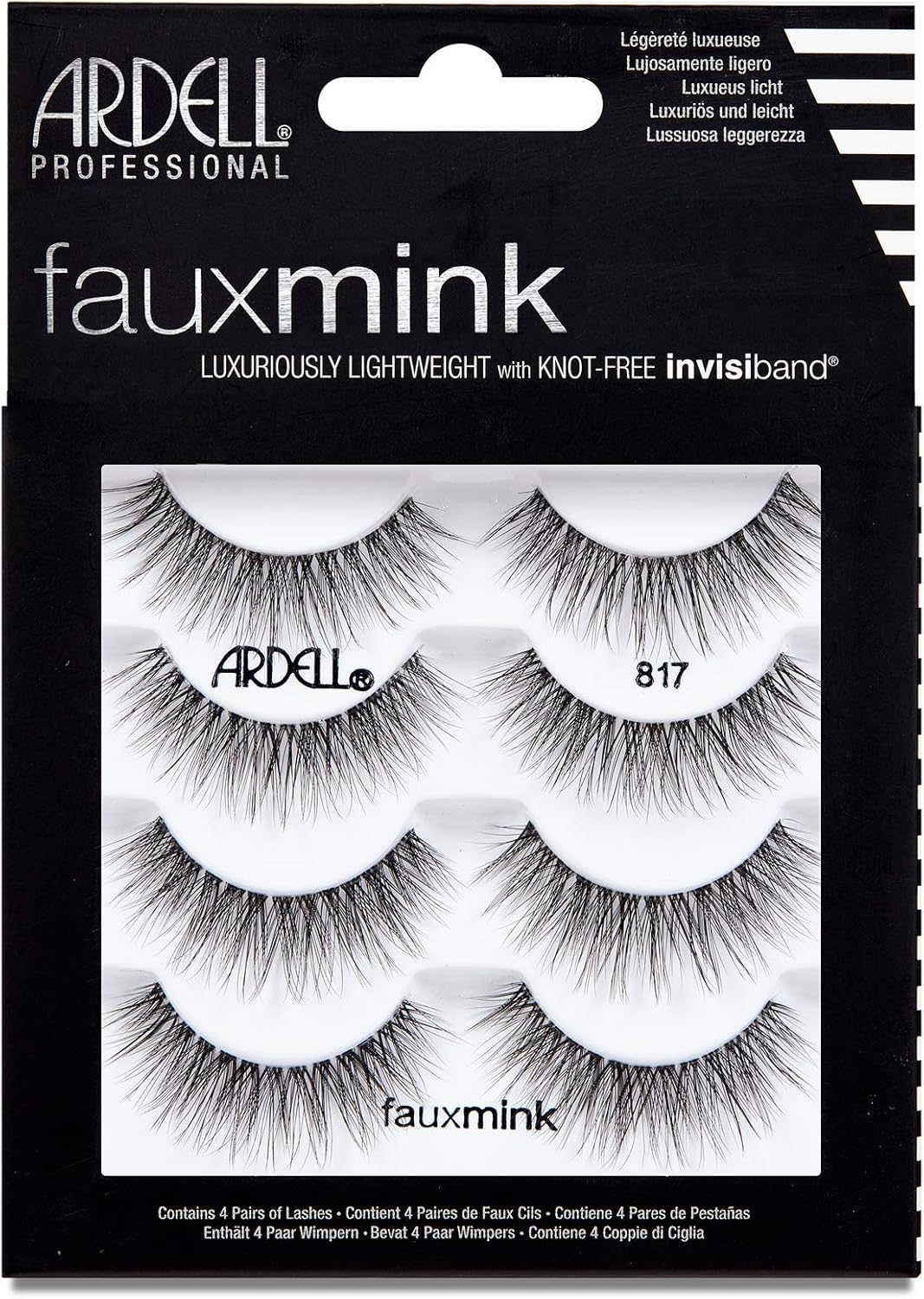 Ardell Ardell Faux Mink Lashes Black 817 Multipack (4 Pairs),