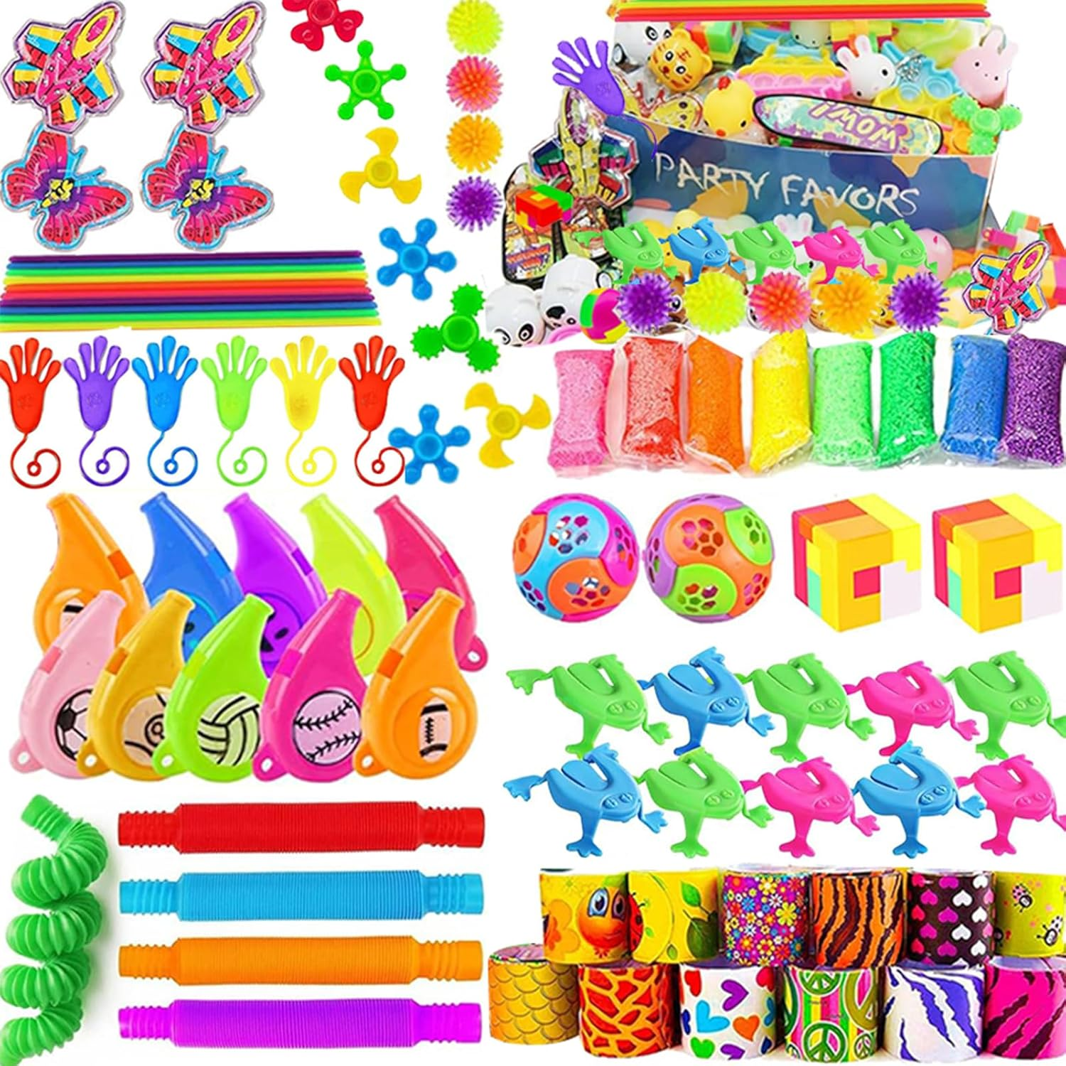 80 Pcs Party Favours for Kids Prize Box for Classroom 6-8 8-12, Birthday Gifts Toys, Treasure Chest Toys, Carnival Prizes, Kids Classroom Rewards, Stocking Stuffers, Goodie Bag Items for Kids