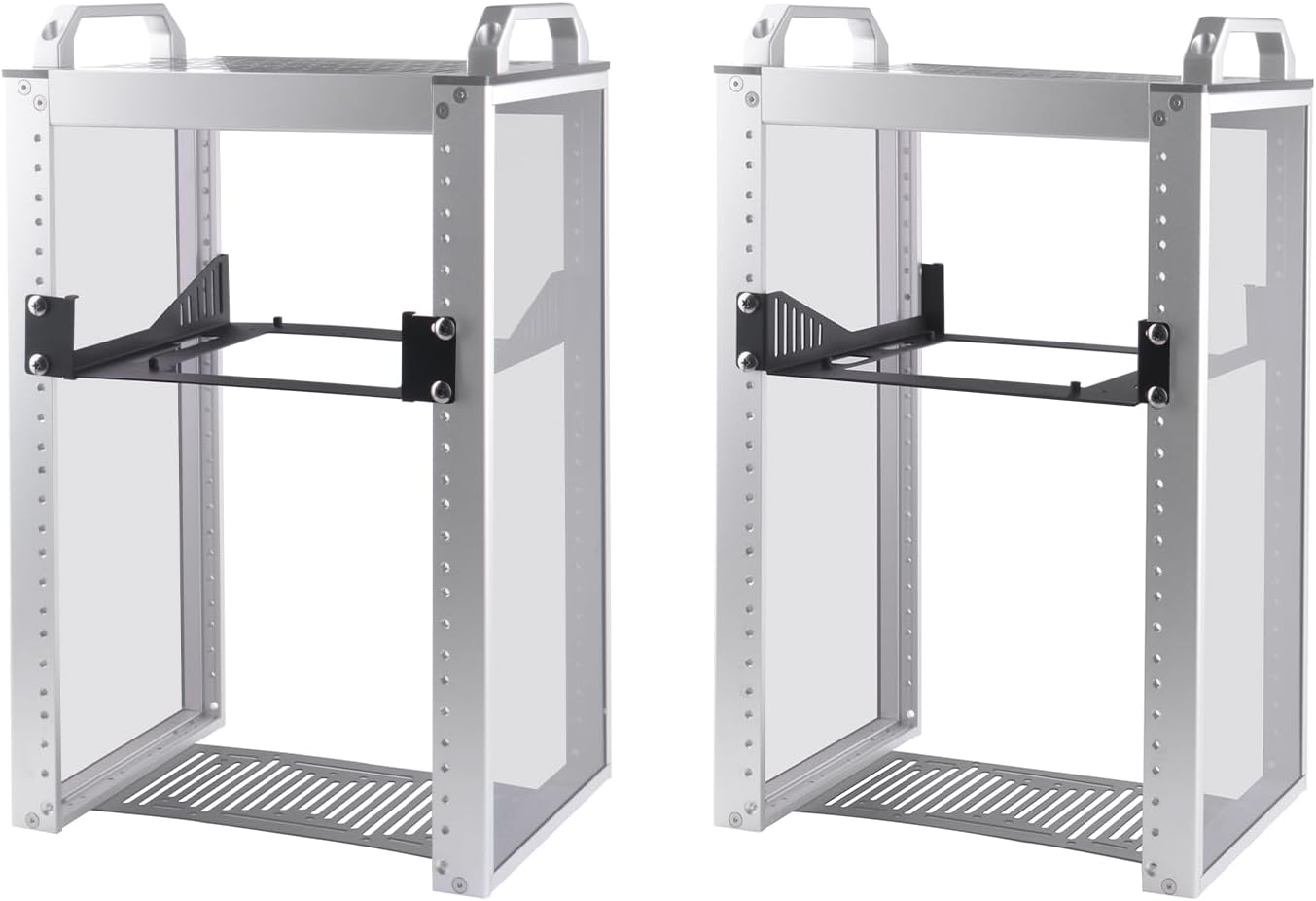 Geeekpi Deskpi Rackmate Accessories Mini ITX Shelf 10 Inch 1U Rack, Mini ITX Shelf for Rackmate T1/T0 image number 2