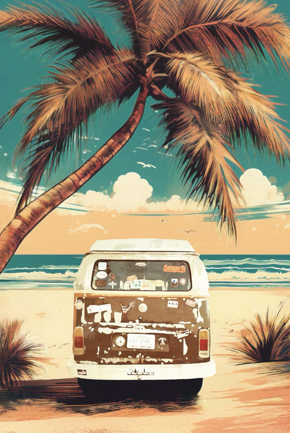 Outer Banks Vibes Notebook: Wide Ruled Journal for Dreamers & Pogues | 7.5 X 9.25" | 110 Pages