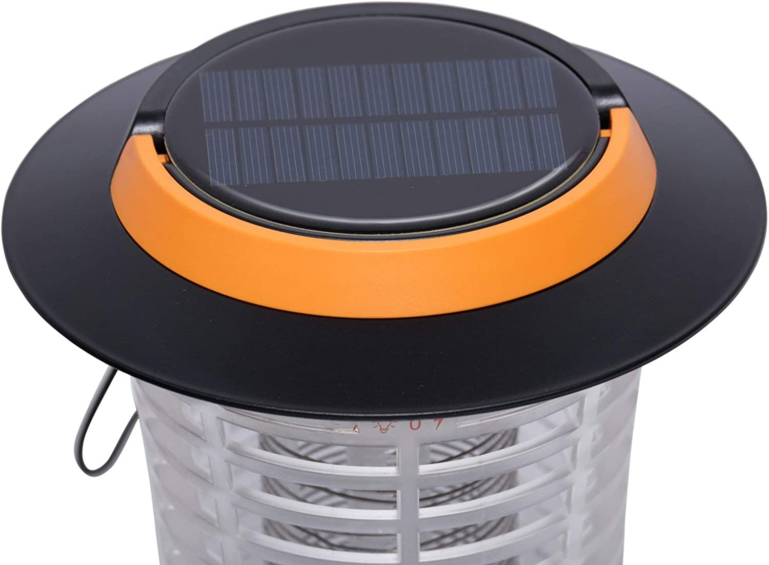 Gecko Rechargeable Solar USB Bug Zapper &ndash; Indoor Fly Trap and Cordless Mosquito Zapper for Camping, Patios, Backyard &ndash; Outdoor UV Lamp Fly Control, Weatherproof Insect Unit, 20H Runtime, 5M Radius image number 3