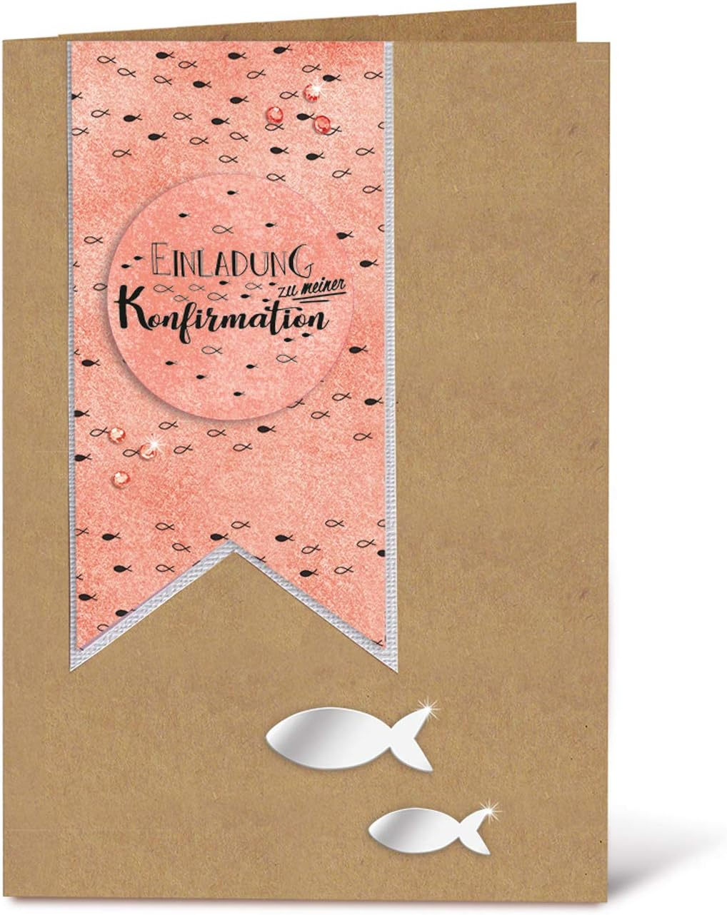 Ursus Halleluja 62414602F Design Cardboard DIN A4 200 G/M&sup2; 5 Sheets with Banderole Printed on Both Sides Front with Motif Plain Back Ideal for Many Crafts